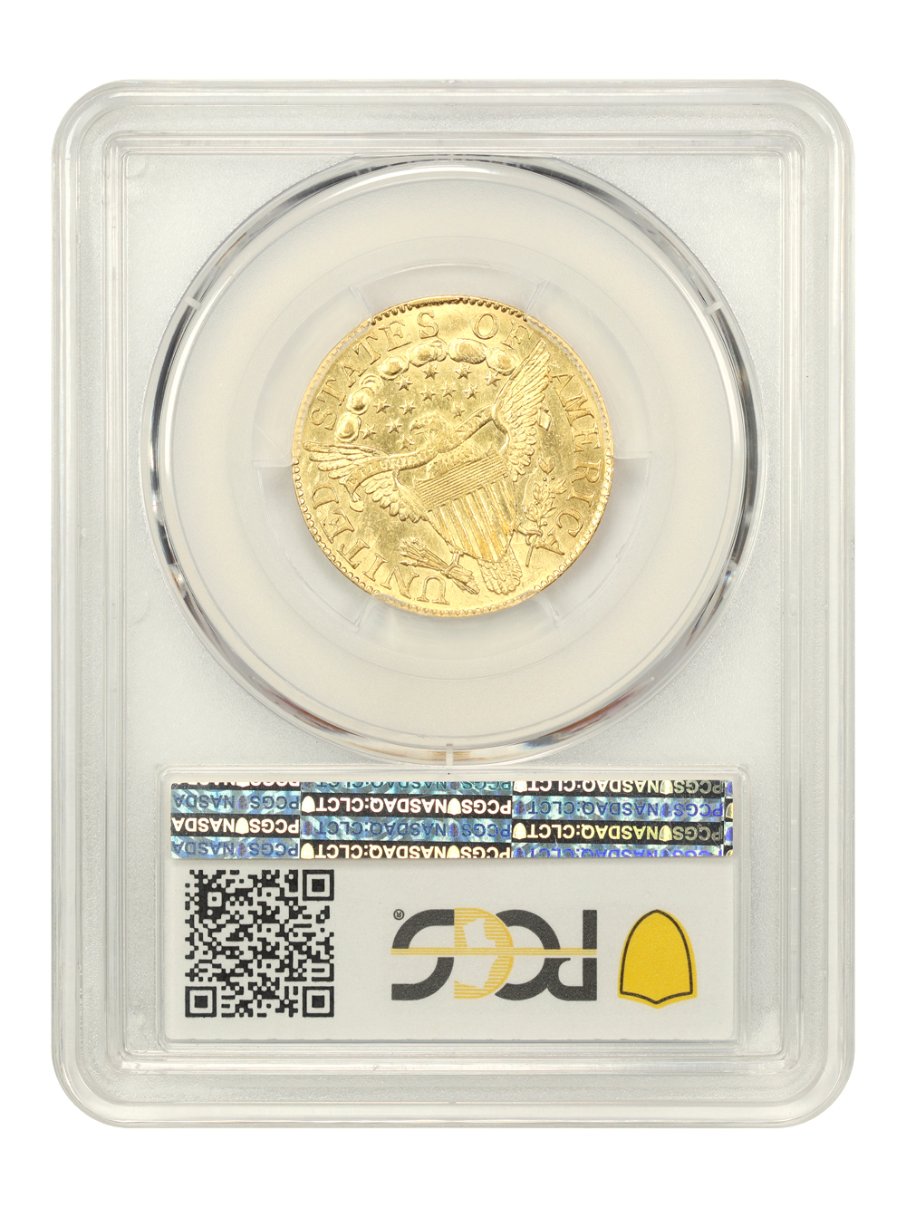1806 $5  Pointed 6, 8x5 Stars AU58 thumbnail 6