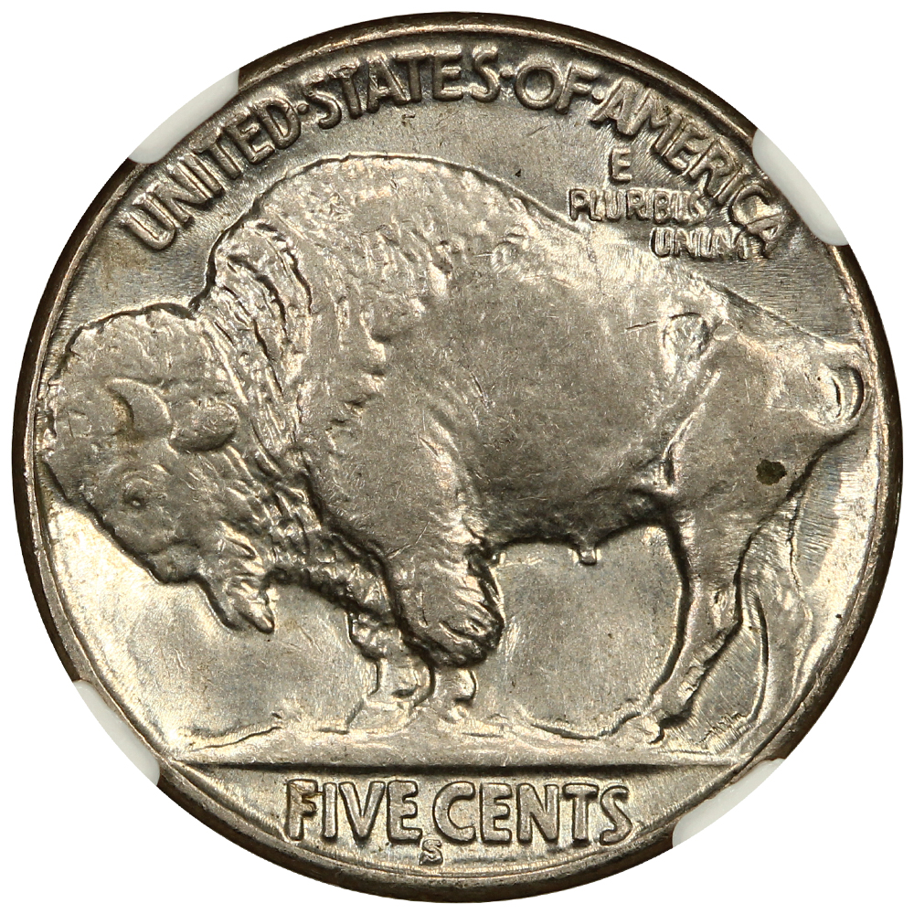 1925-S 5c MS60 CAC thumbnail 2