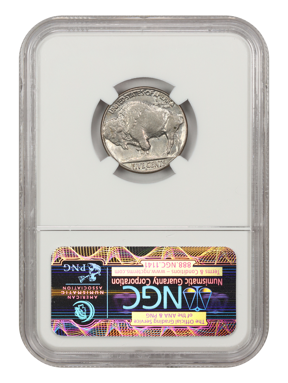 1925-S 5c MS60 CAC thumbnail 4