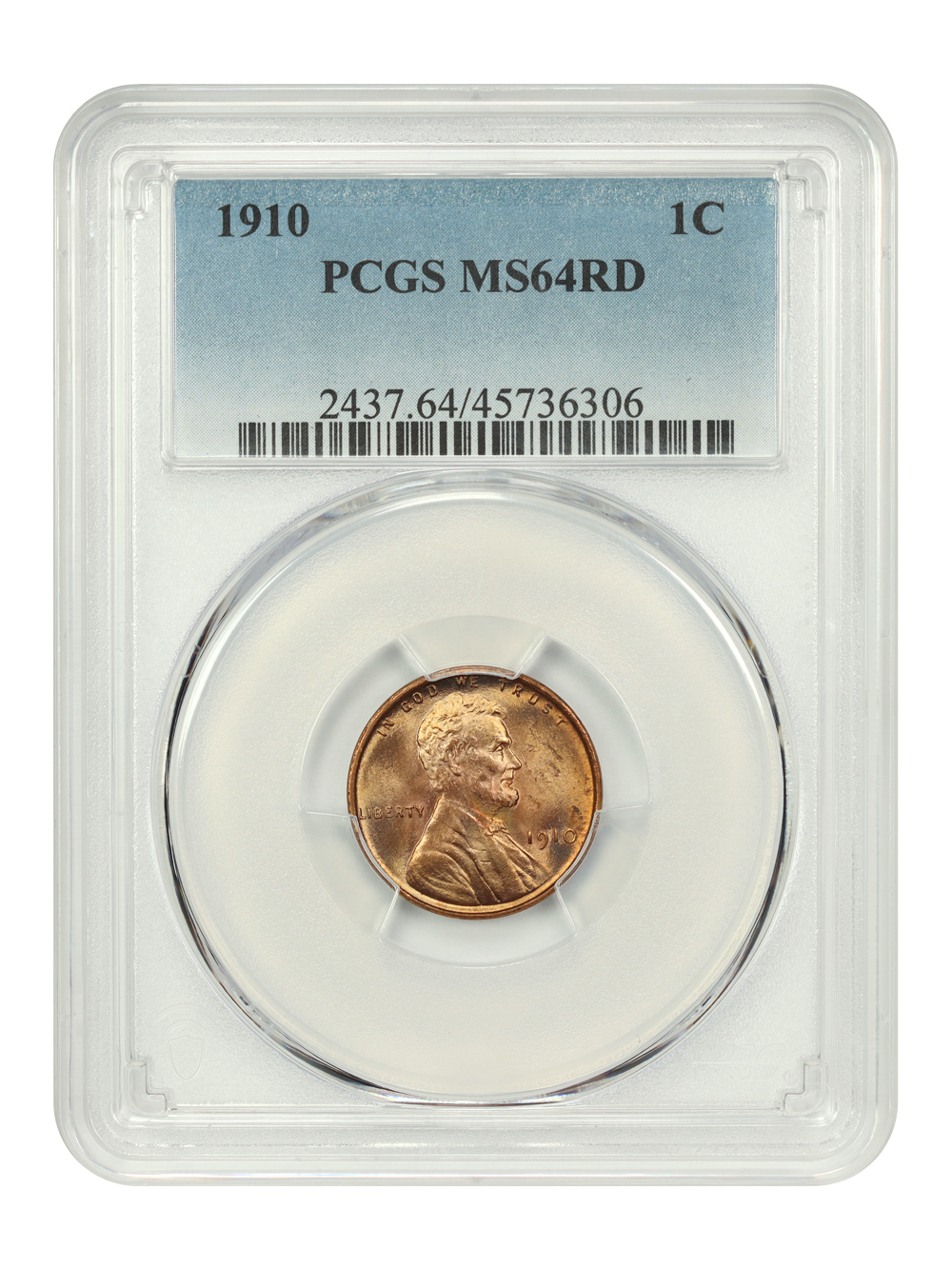 1910 1c MS RD MS64 RD CAC thumbnail 10