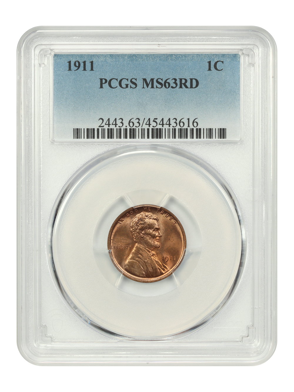 1911 1c MS RD MS63 RD CAC thumbnail 9