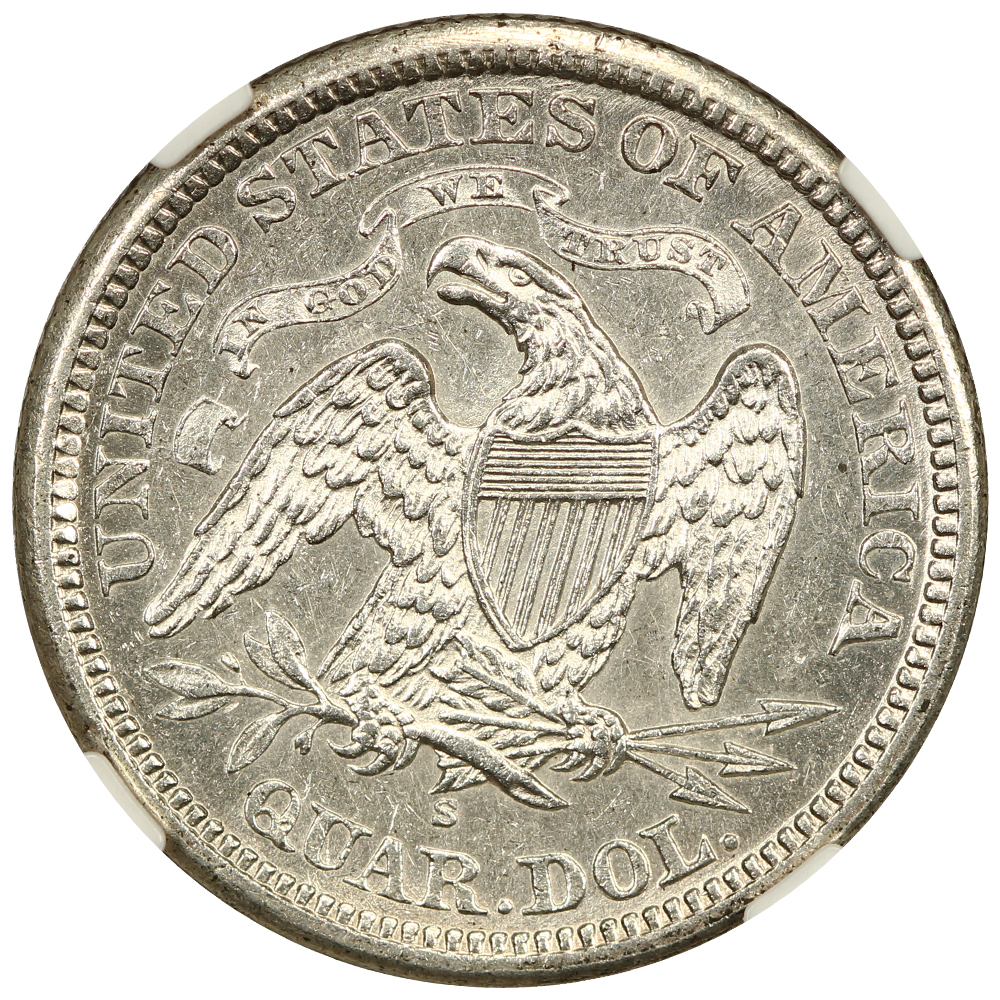 1873-S 25c Arrows MS63 thumbnail 15