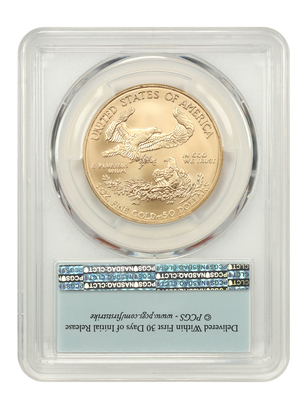 2018 G$50  Gold Eagle MS thumbnail 5