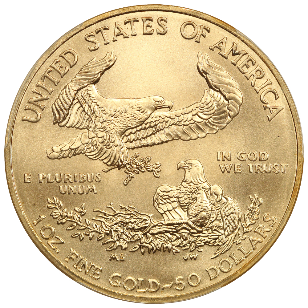 2016 G$50  Gold Eagle, 30th Anniversary MS thumbnail 16