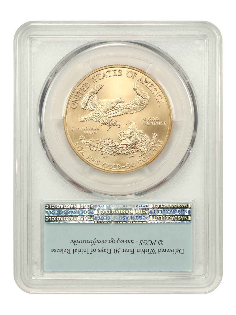 2016 G$50  Gold Eagle, 30th Anniversary MS thumbnail 14