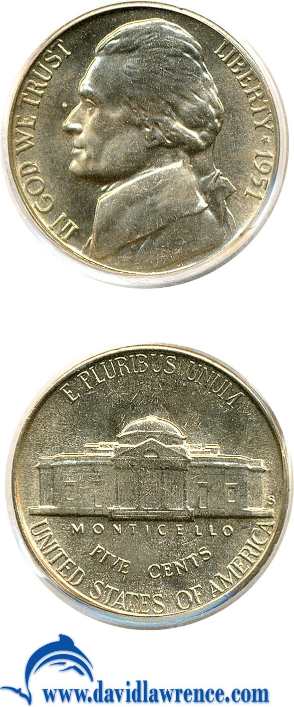 1951-S 5c MS FS MS63 FS thumbnail 2