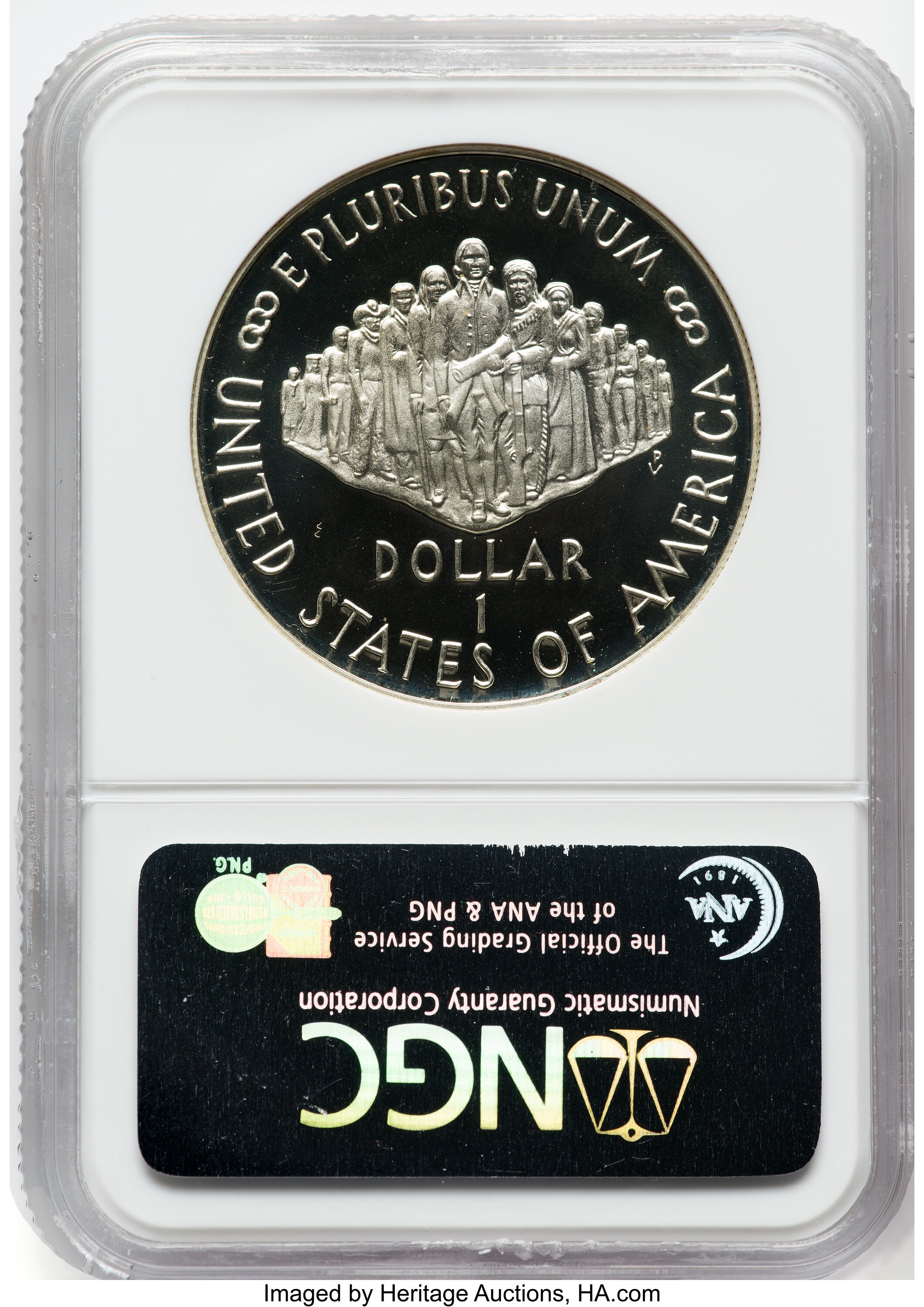 1987-S S$1 Constitution Bicentennial PR DCAM PR70 DCAM thumbnail 3