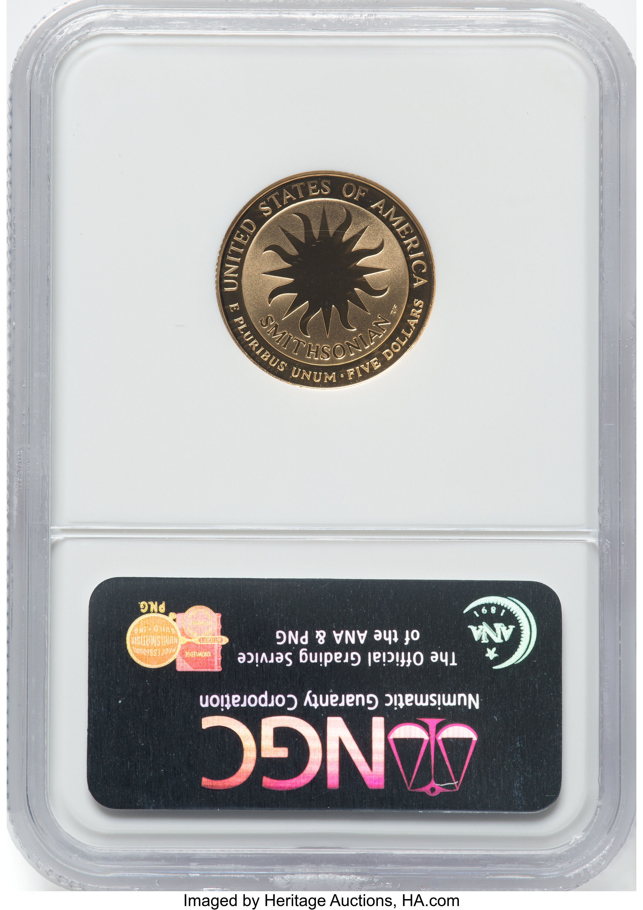 1996-W G$5  Smithsonian Institution 150th Anniversary PR DCAM PR69 DCAM thumbnail 2