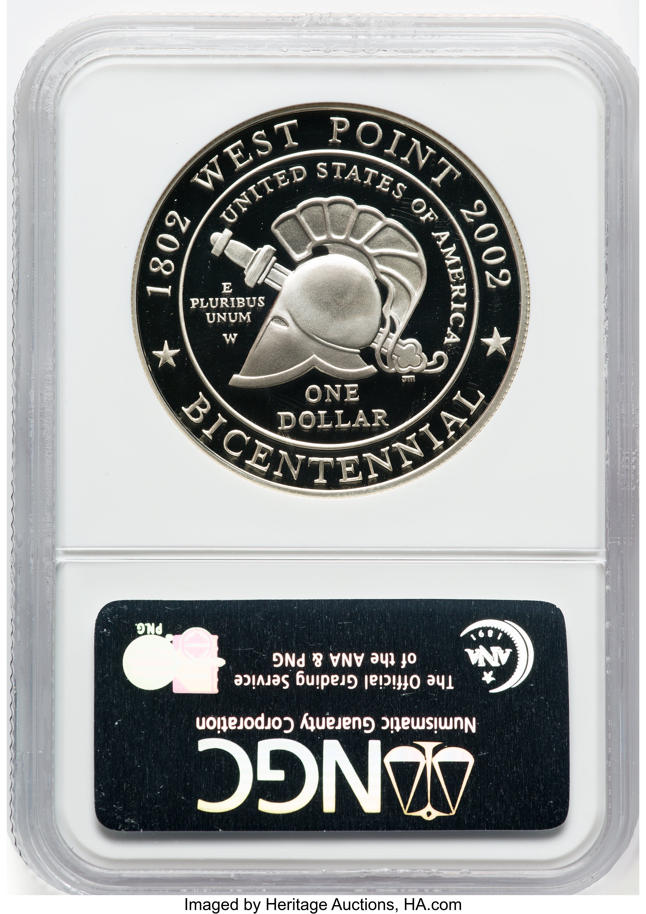 2002-W S$1 West Point (U.S. Military Academy) Bicentennial PR DCAM OGP thumbnail 12