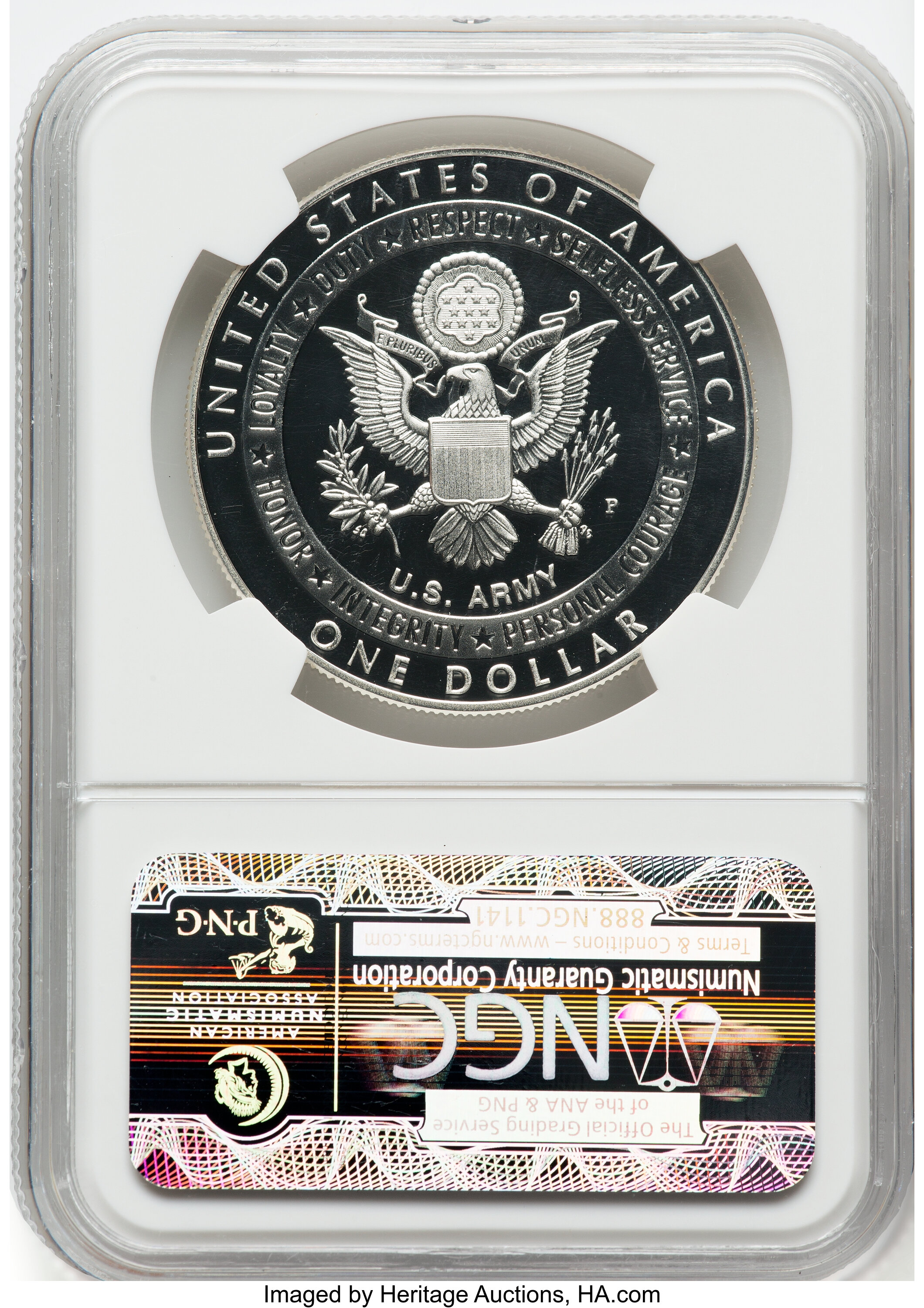 2011-P S$1 United States Army PR DCAM PR67 DCAM thumbnail 21
