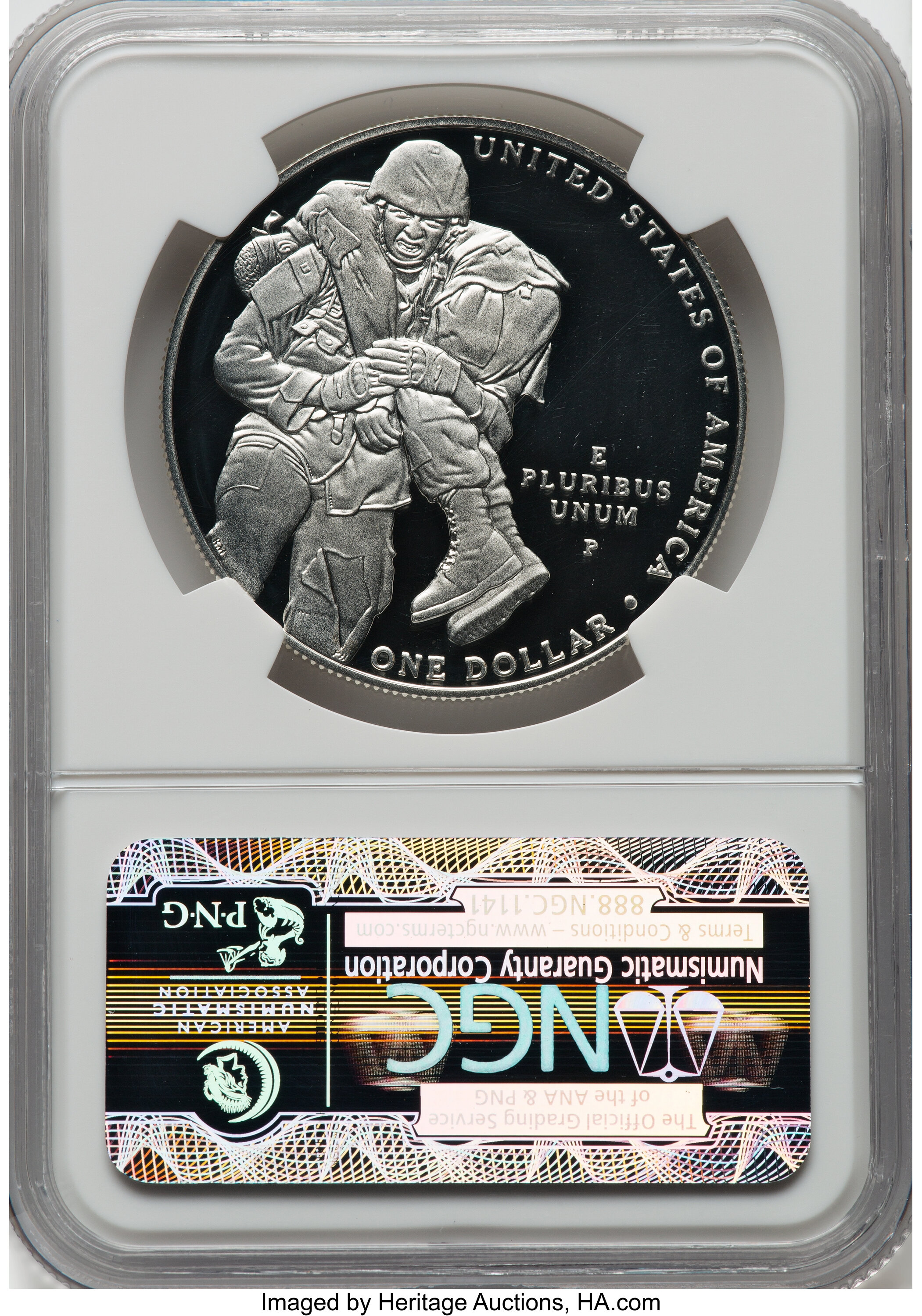 2011-P S$1 Medal of Honor PR DCAM PR68 DCAM CAC thumbnail 21