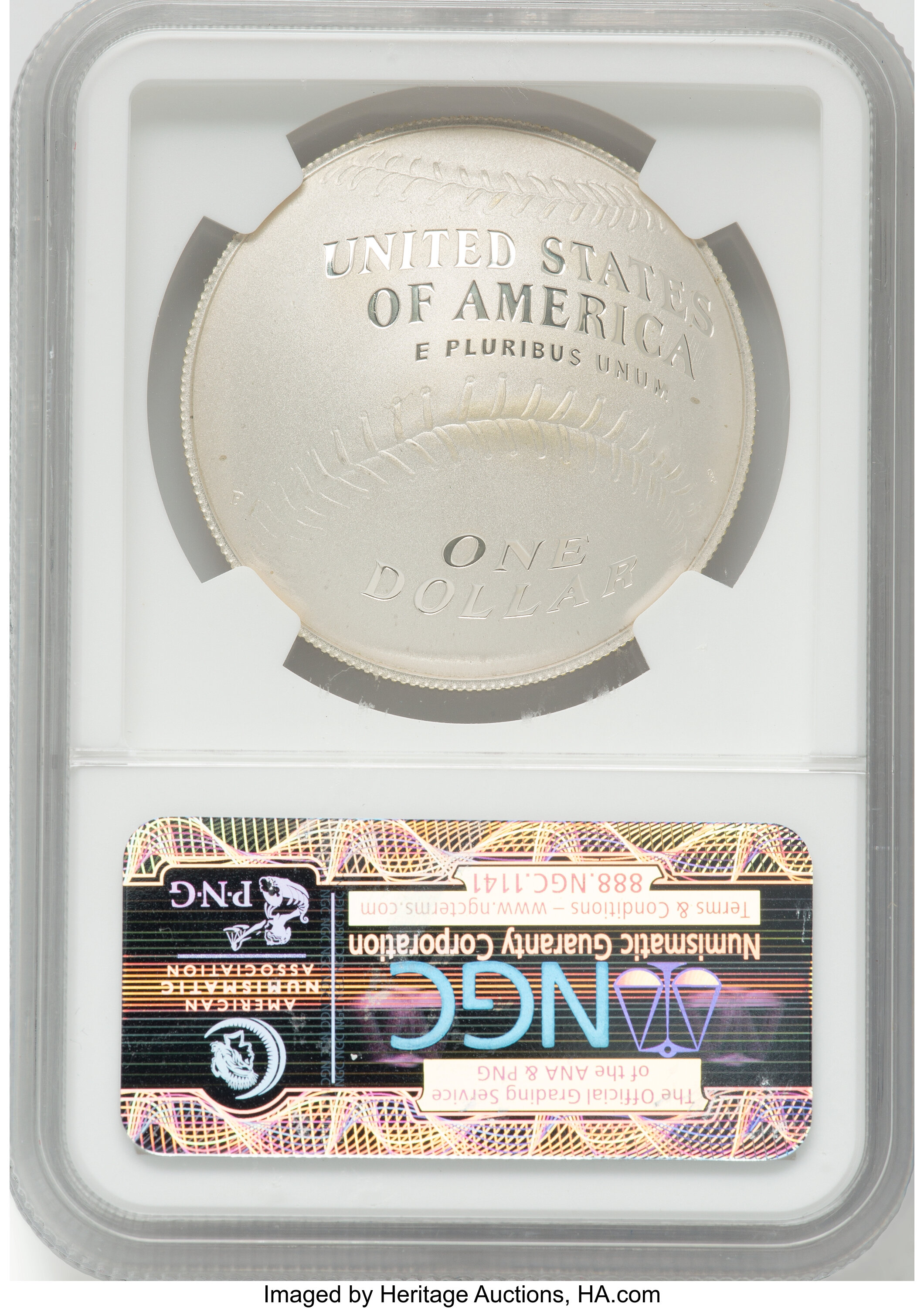 2014-P S$1 Baseball Hall of Fame PR DCAM PR67 DCAM thumbnail 14