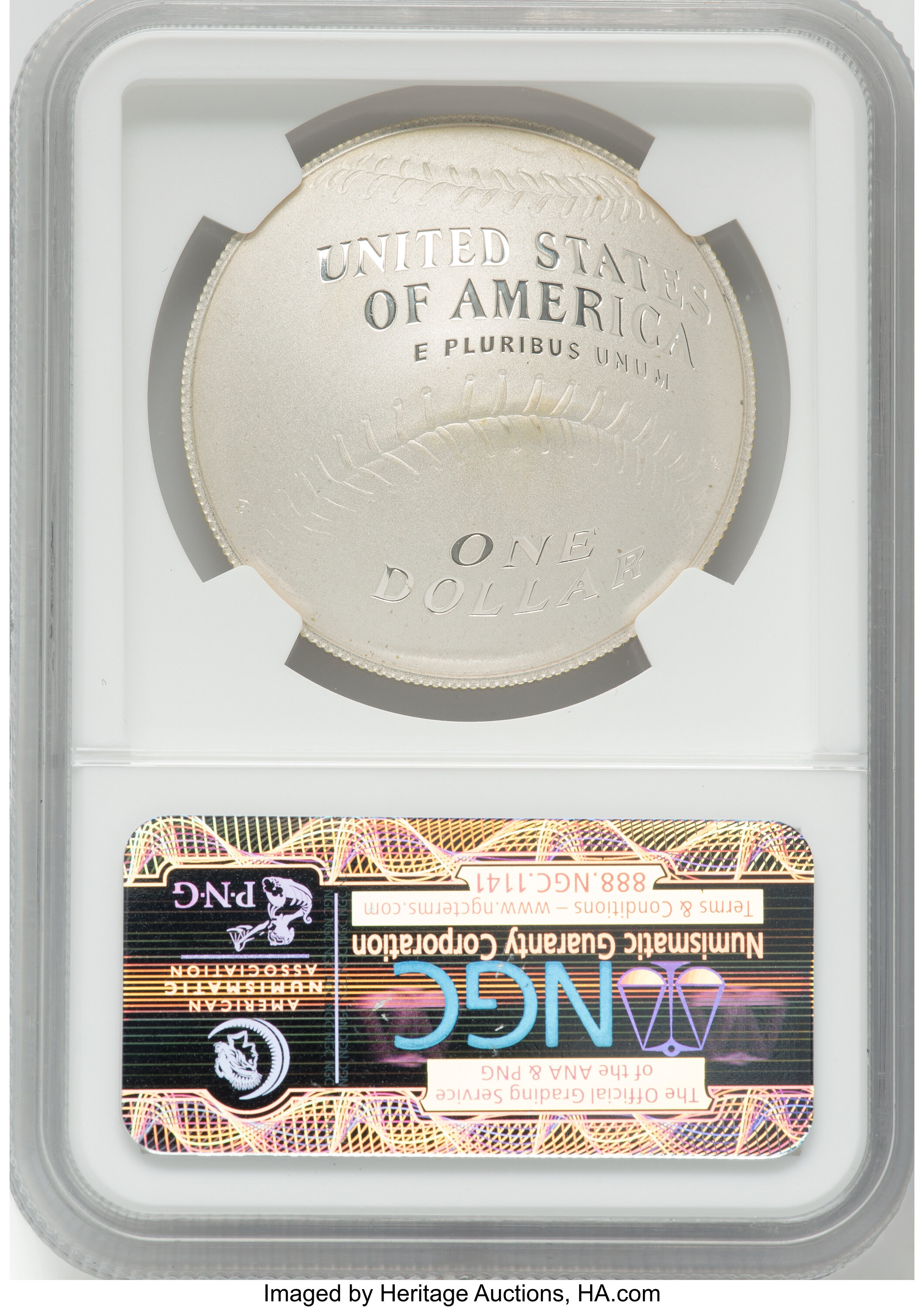 2014-P S$1 Baseball Hall of Fame PR DCAM PR67 DCAM thumbnail 8
