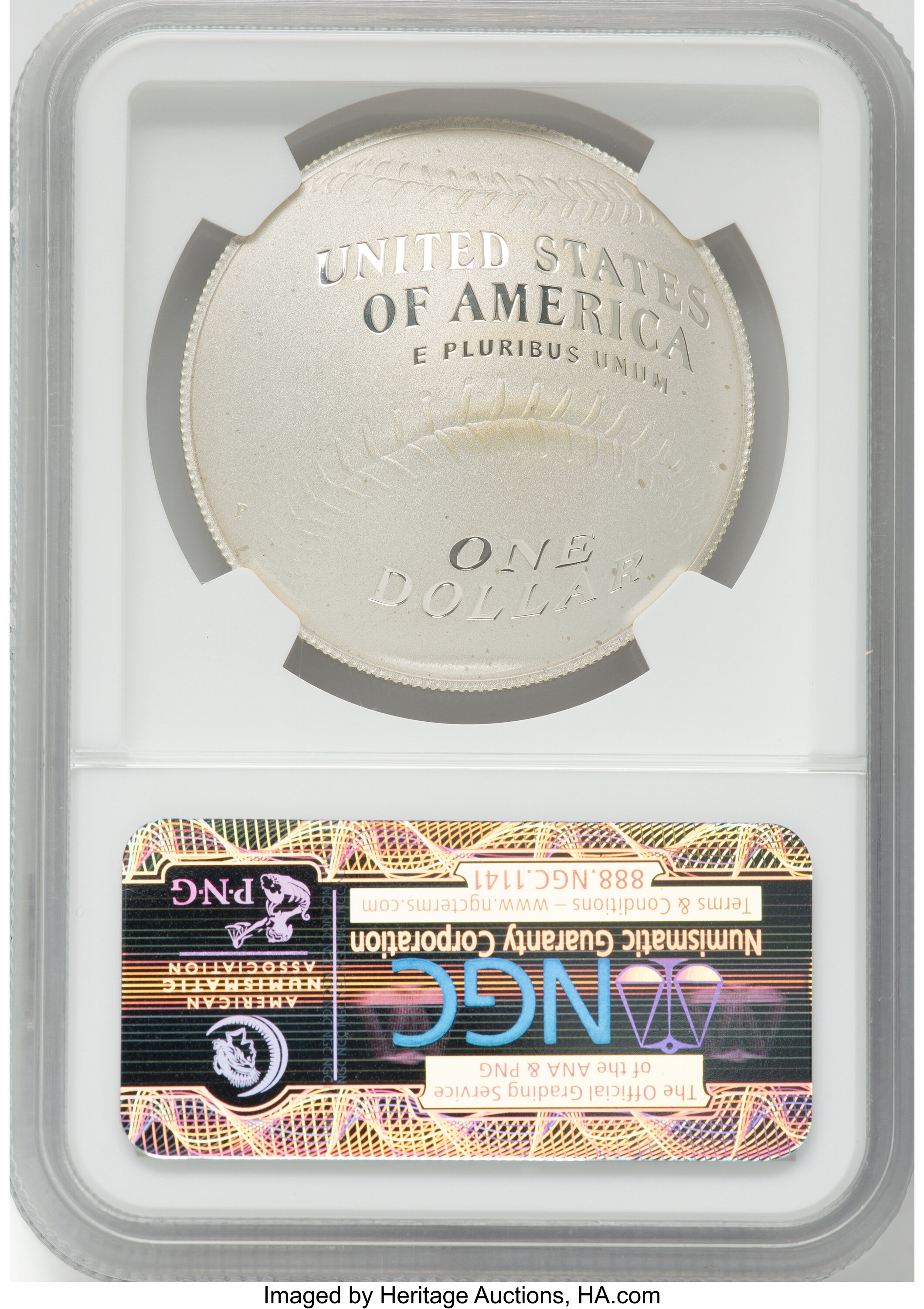 2014-P S$1 Baseball Hall of Fame PR DCAM PR67 DCAM thumbnail 10