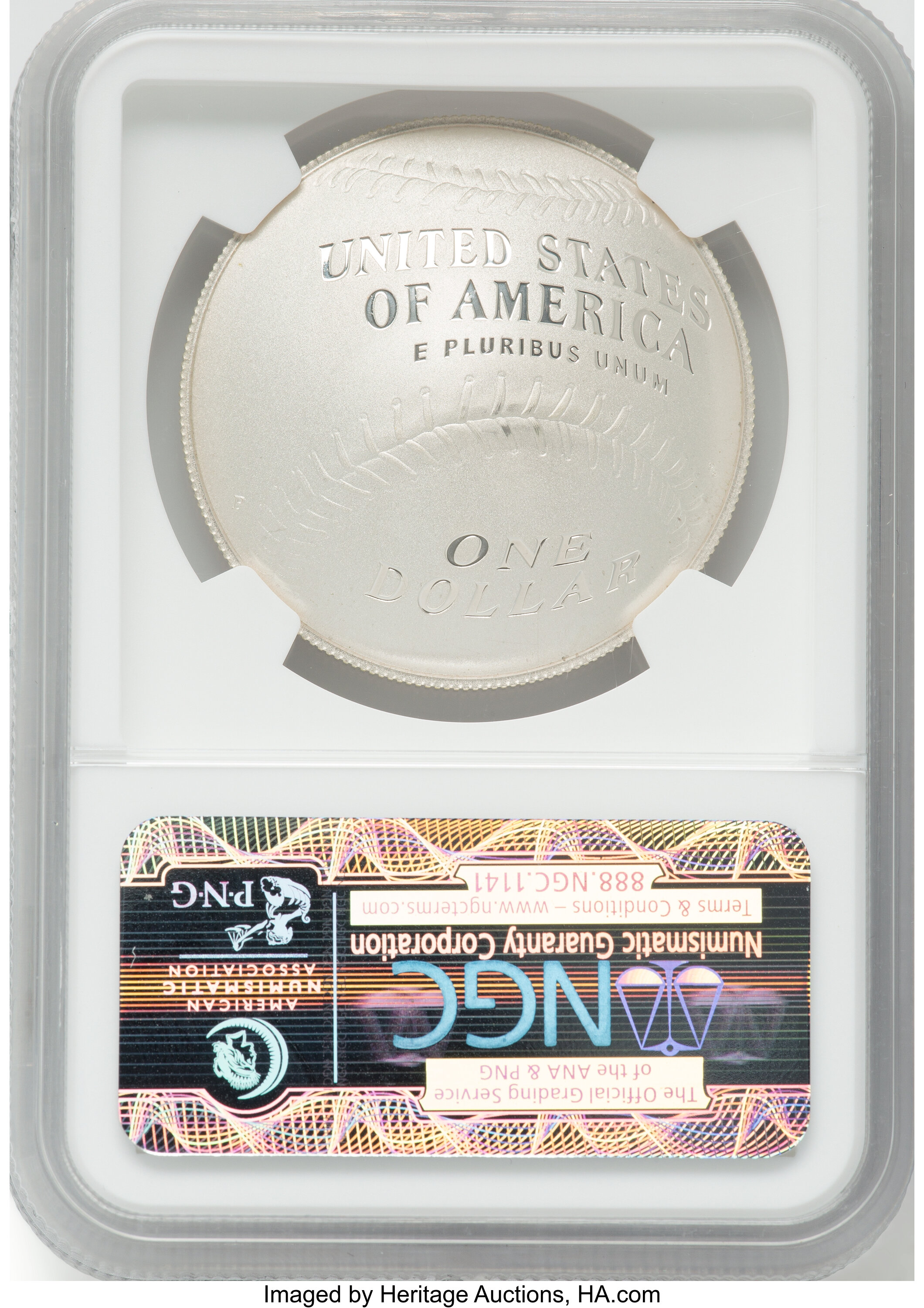 2014-P S$1 Baseball Hall of Fame PR DCAM PR67 DCAM thumbnail 16