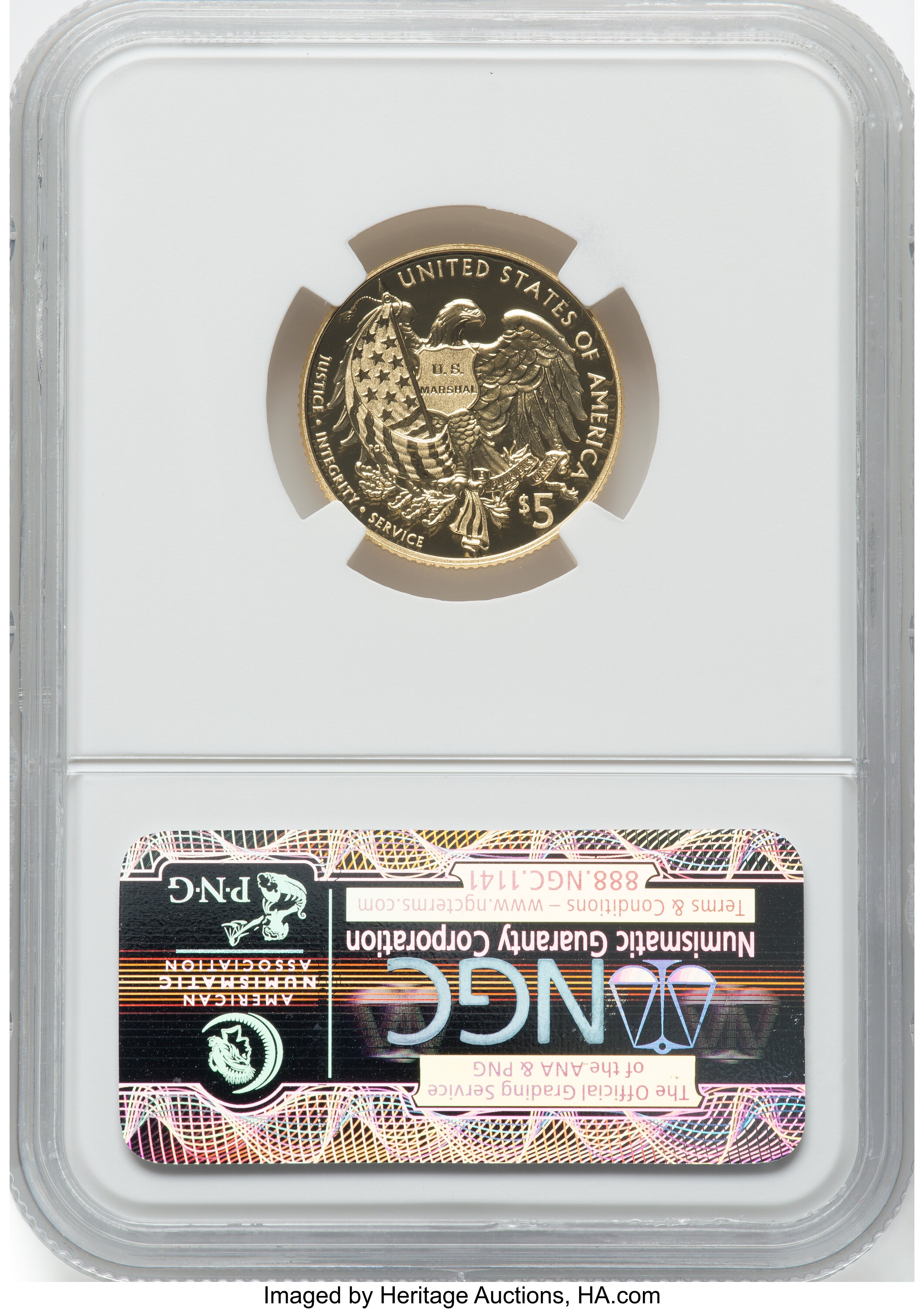 2015-P S$1 U.S. Marshals Service 225th Anniversary PR DCAM PR70 DCAM thumbnail 5