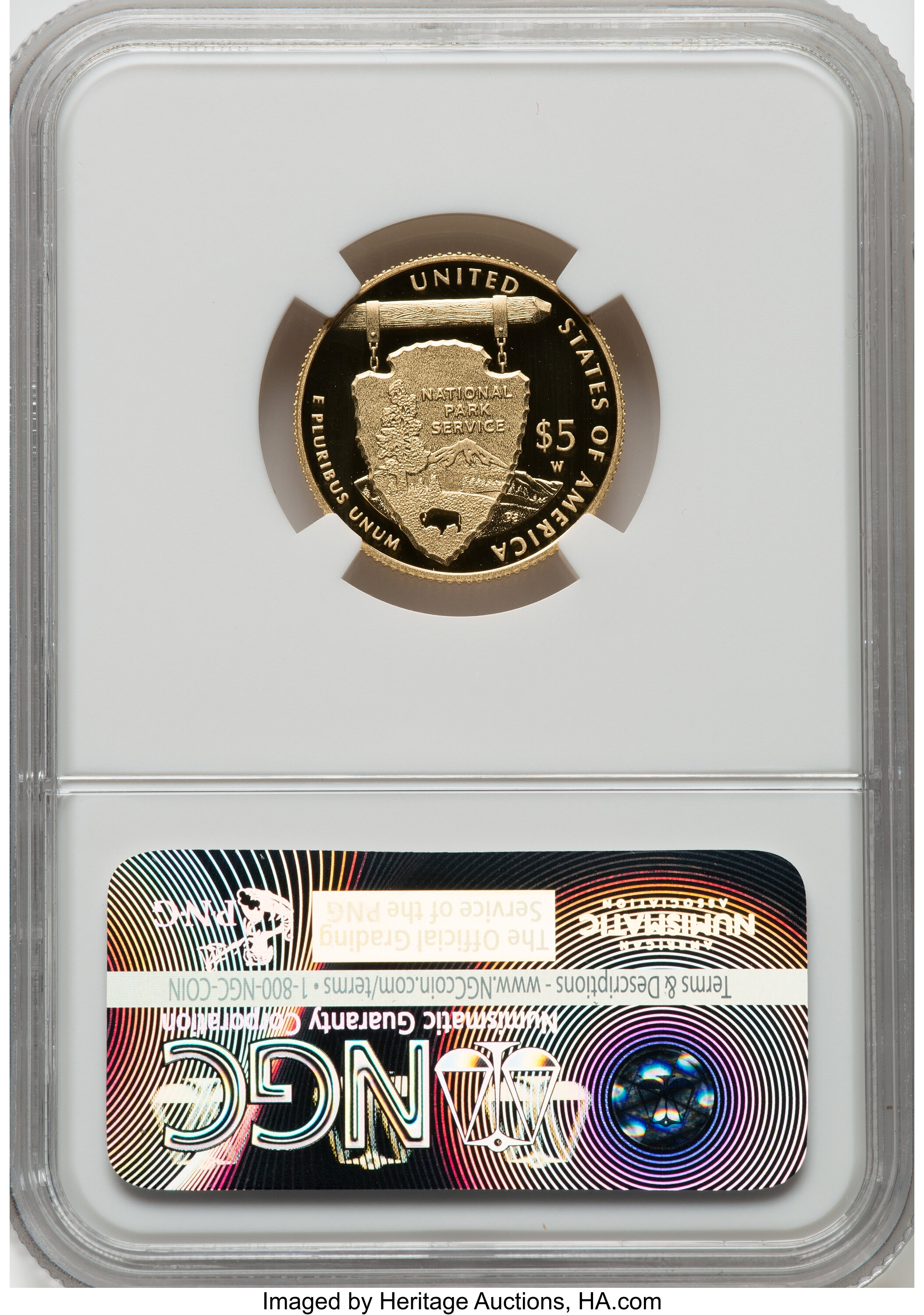 2016-W G$5  National Parks Service 100th Anniversary PR DCAM thumbnail 4