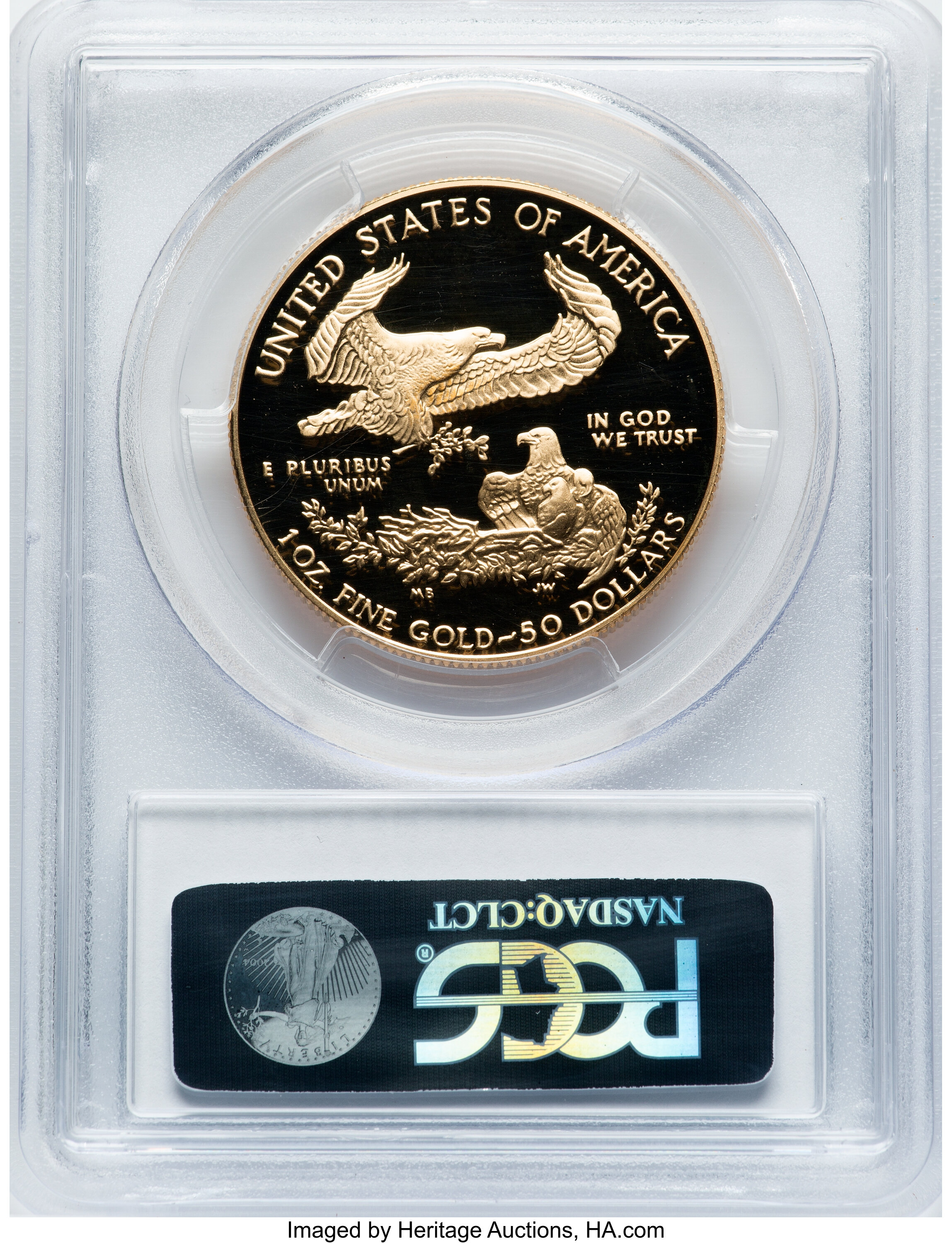 1987-W G$50  Gold Eagle PR DCAM PR65 DCAM thumbnail 9