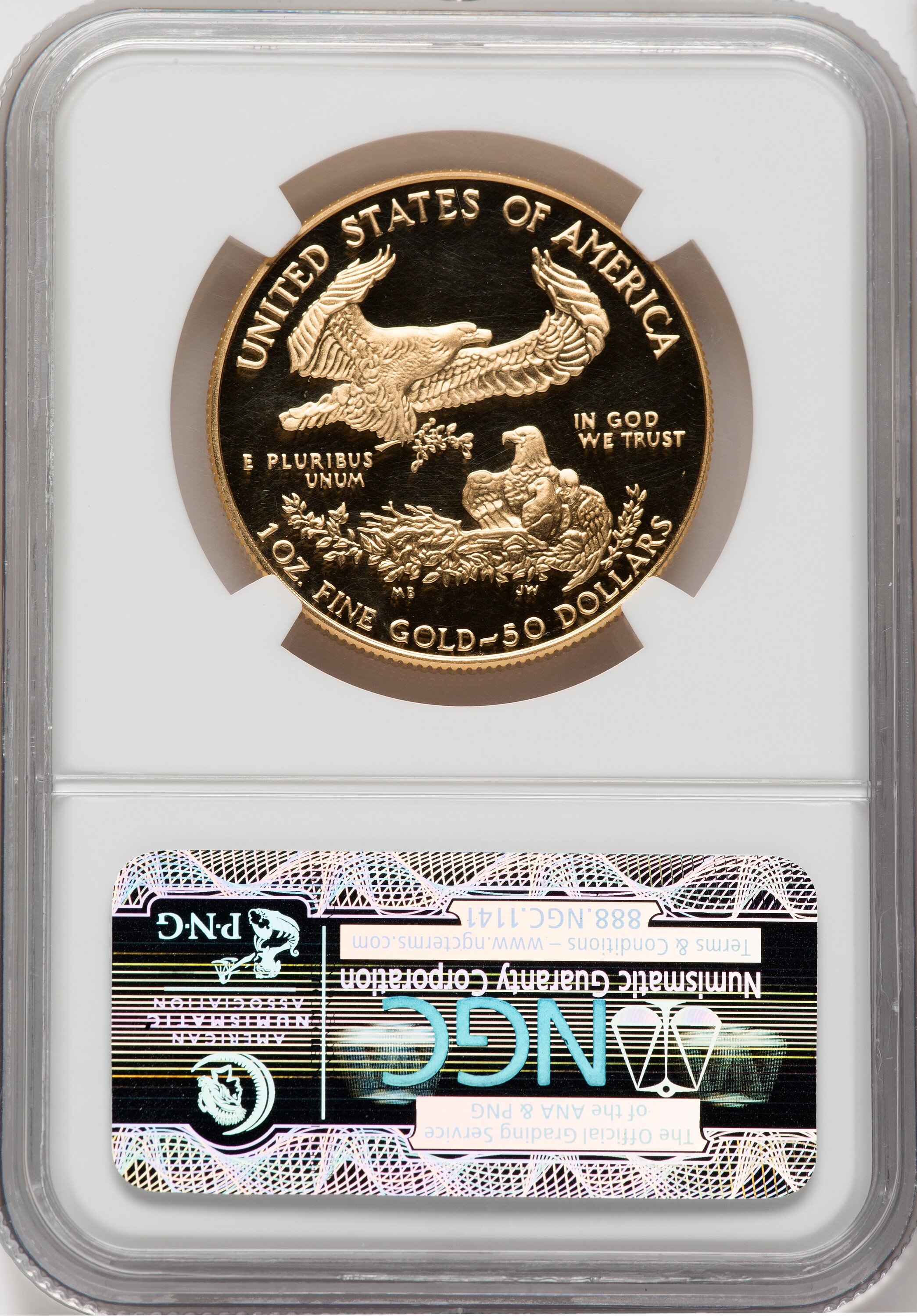 1987-W G$50  Gold Eagle PR DCAM PR70 DCAM thumbnail 12