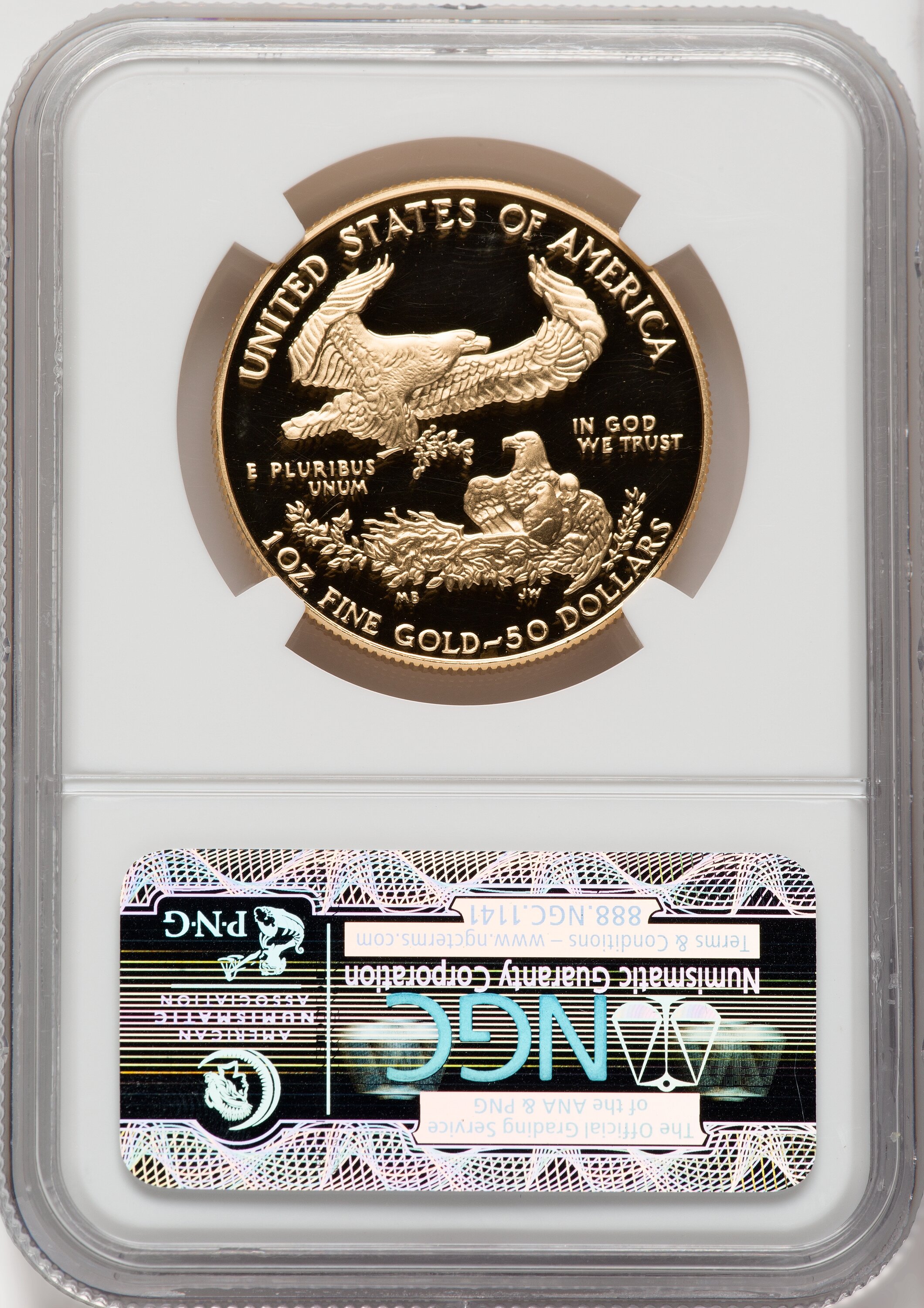 1987-W G$50  Gold Eagle PR DCAM PR70 DCAM thumbnail 10