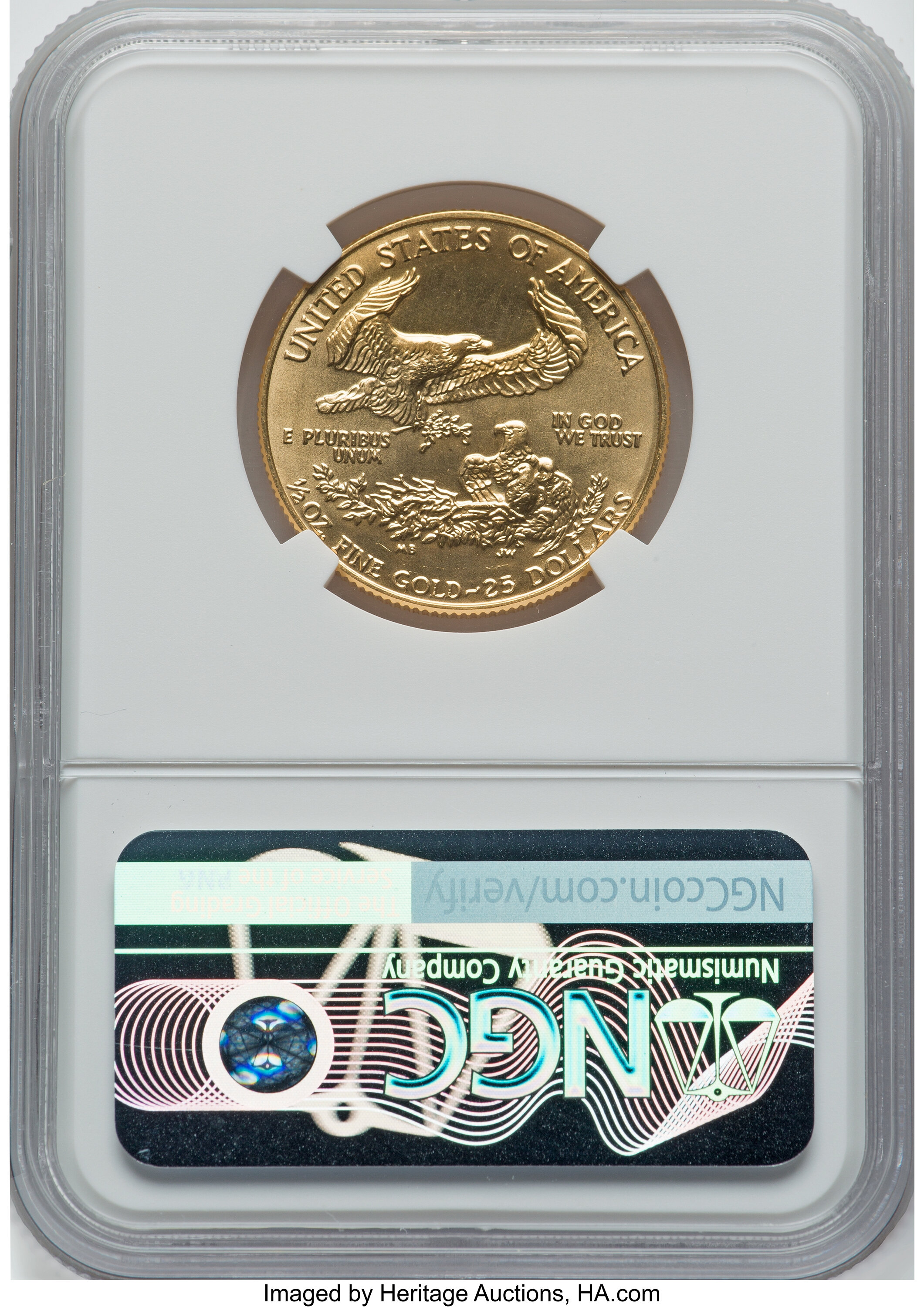 1991 $25  Gold Eagle MS68 thumbnail 4