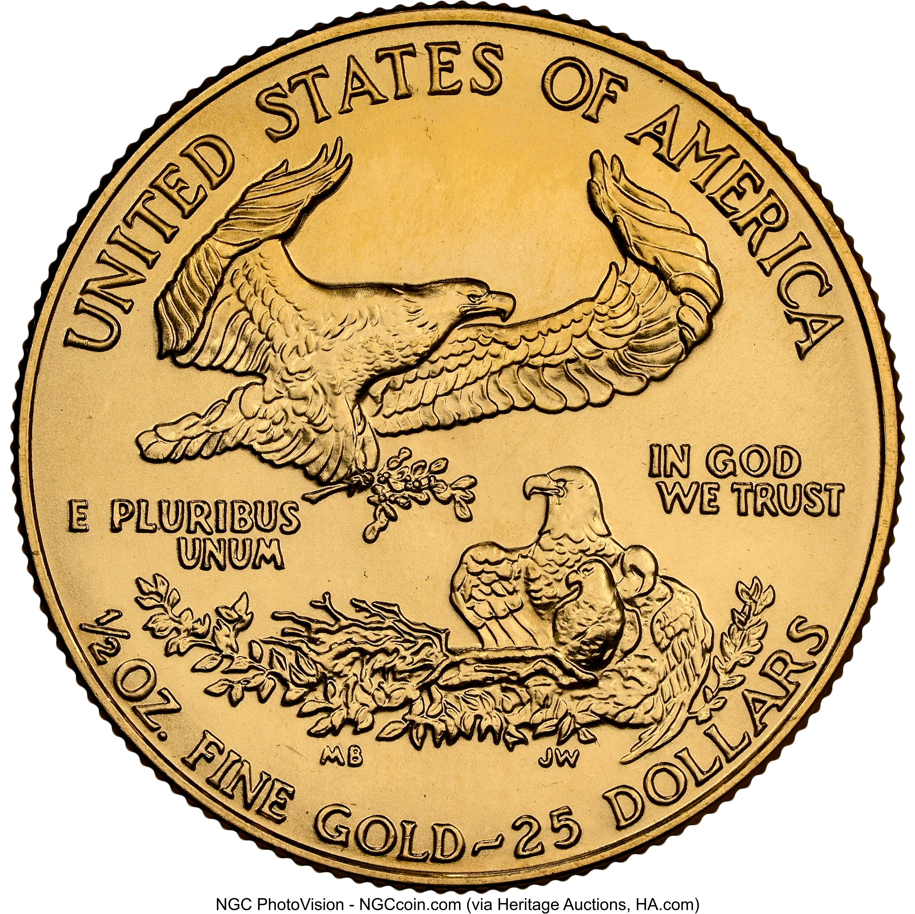 1991 $25  Gold Eagle MS68 thumbnail 5