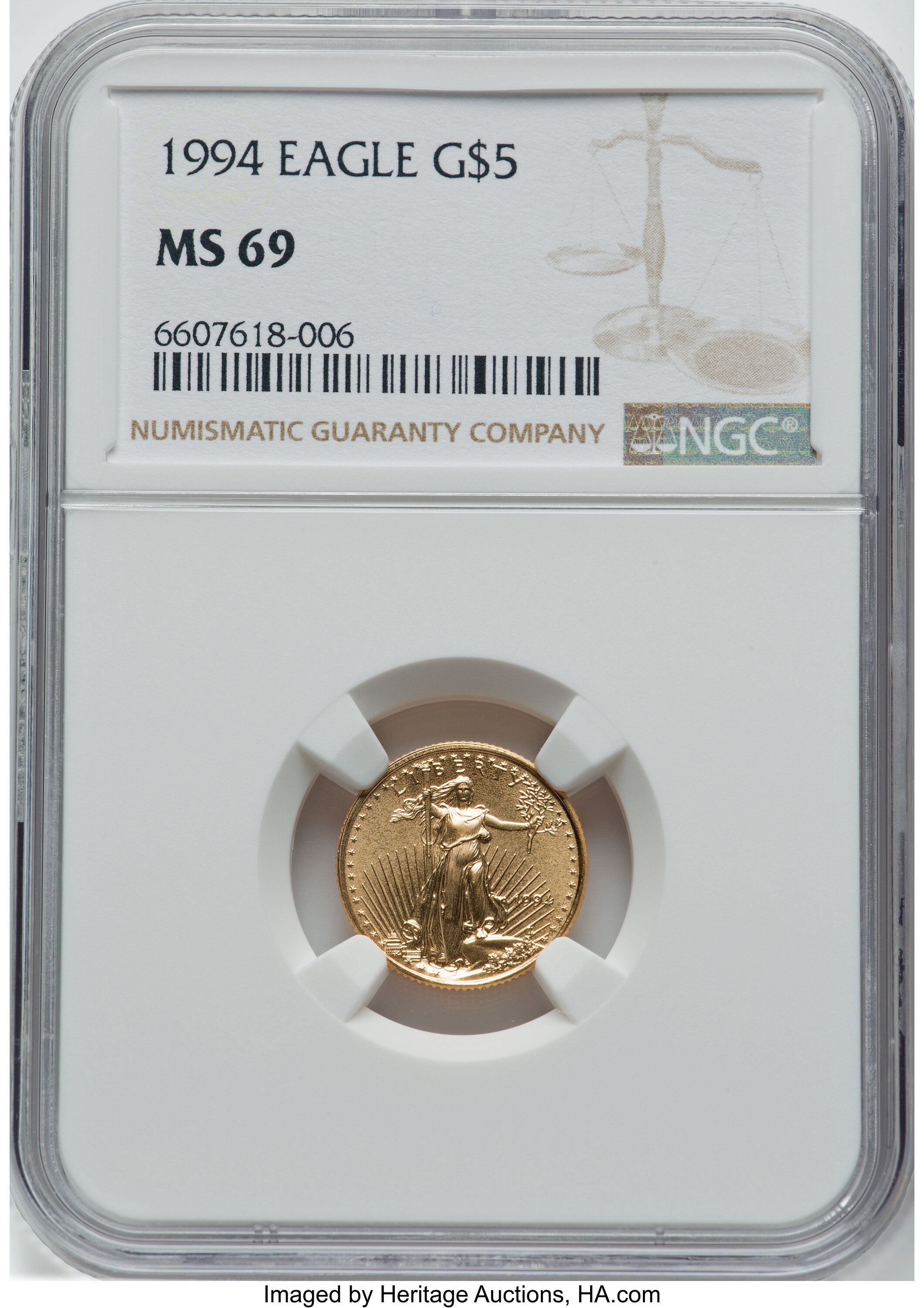 1994 $5  Gold Eagle MS65 thumbnail 14