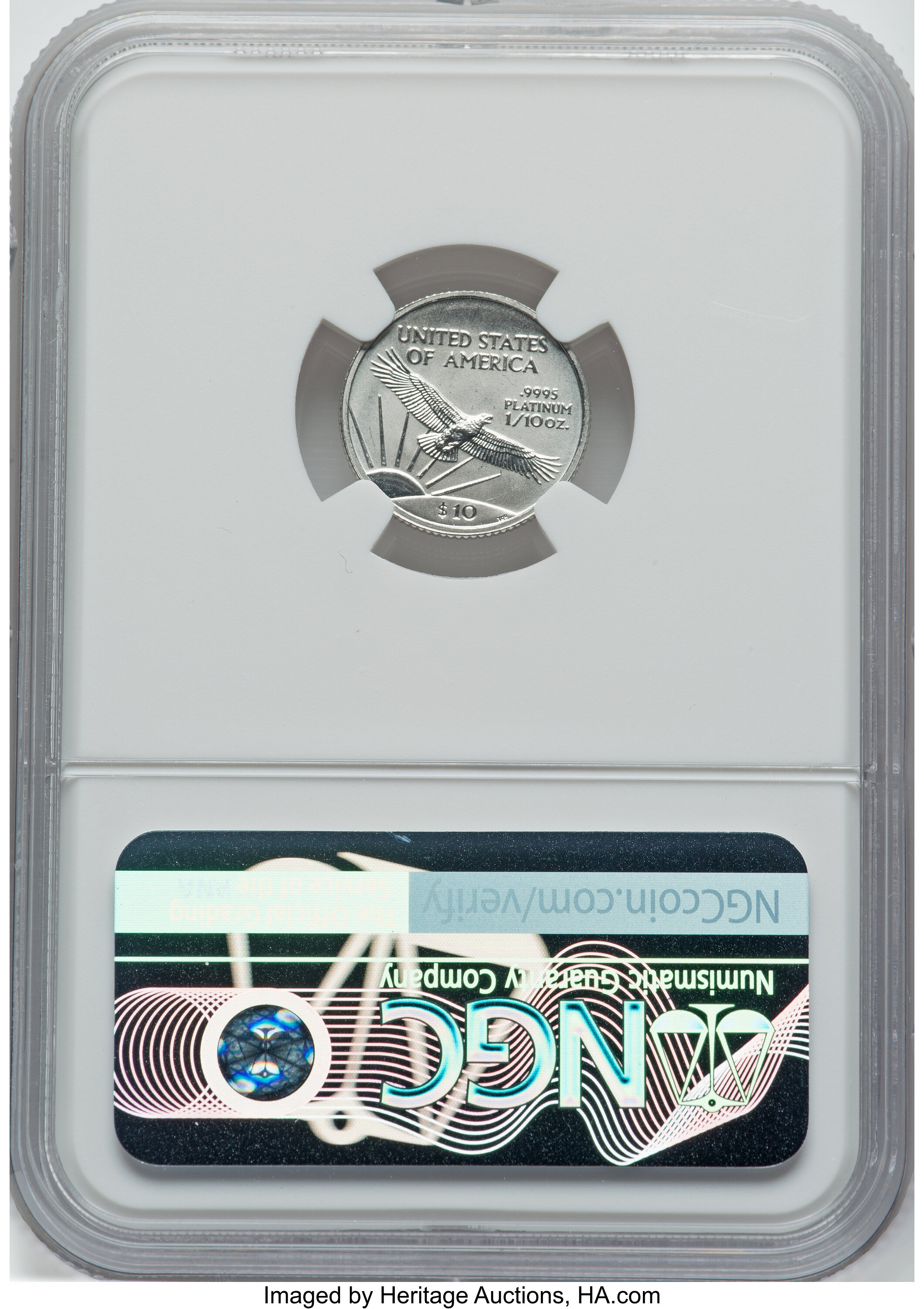 1998 $10  Platinum Eagle MS65 thumbnail 24
