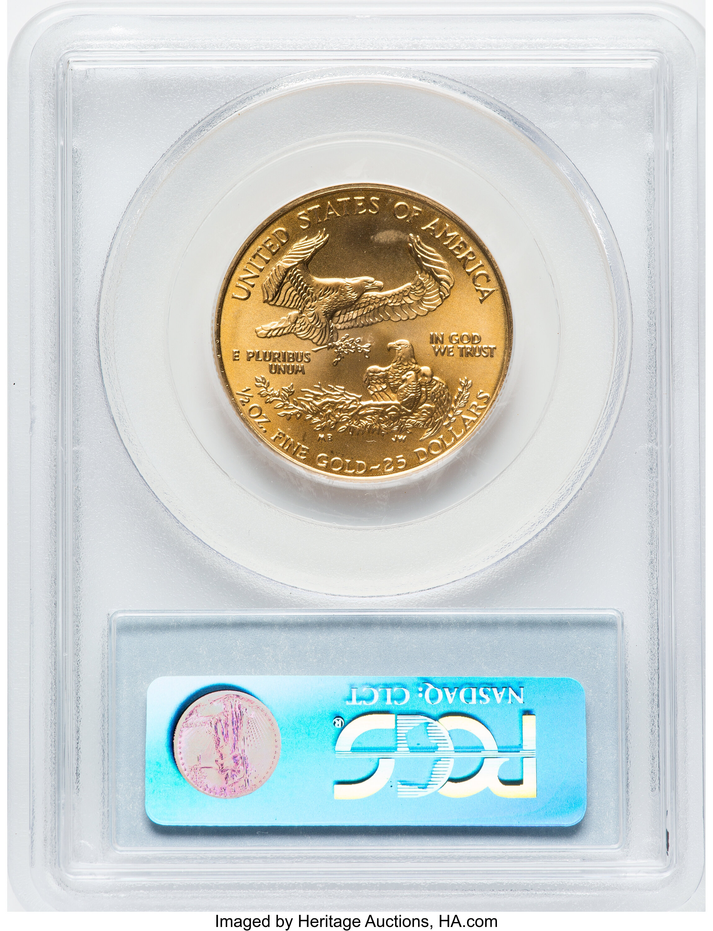 1999 $25  Gold Eagle MS64 CAC thumbnail 3