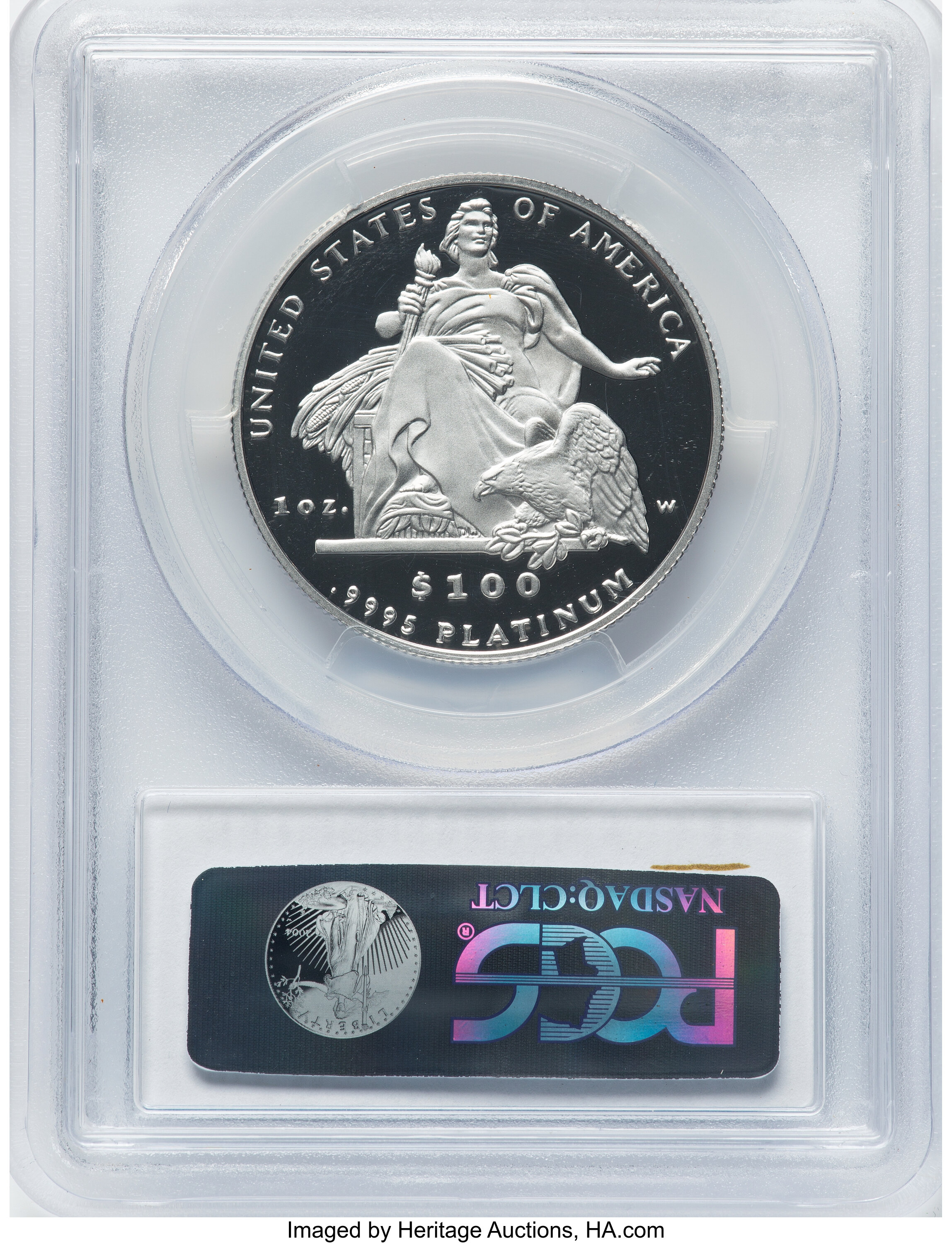 2004-W P$100  Platinum Eagle PR DCAM PR65 DCAM thumbnail 4