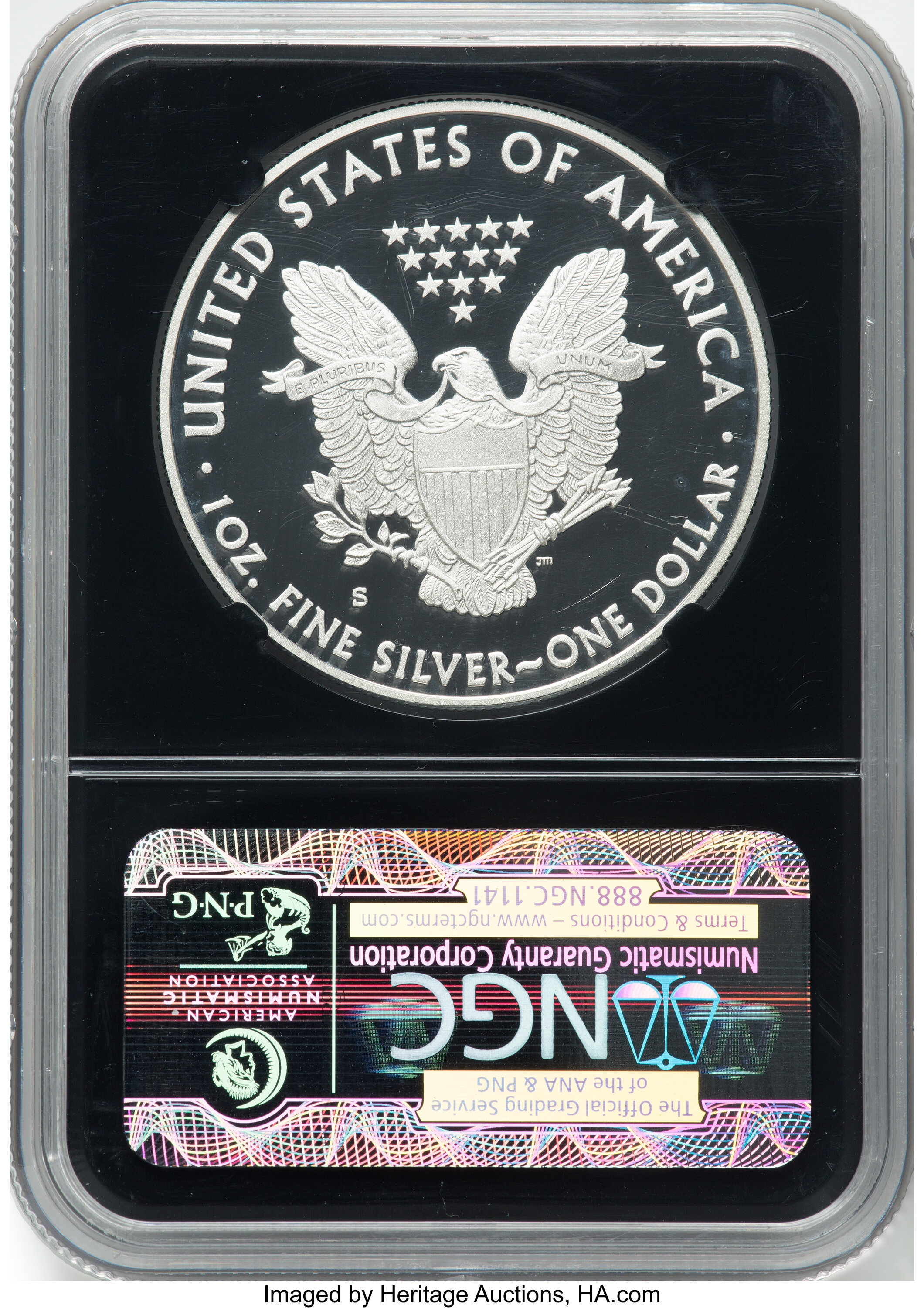 2012-S $1  Silver Eagle, Reverse Proof PR65 thumbnail 11