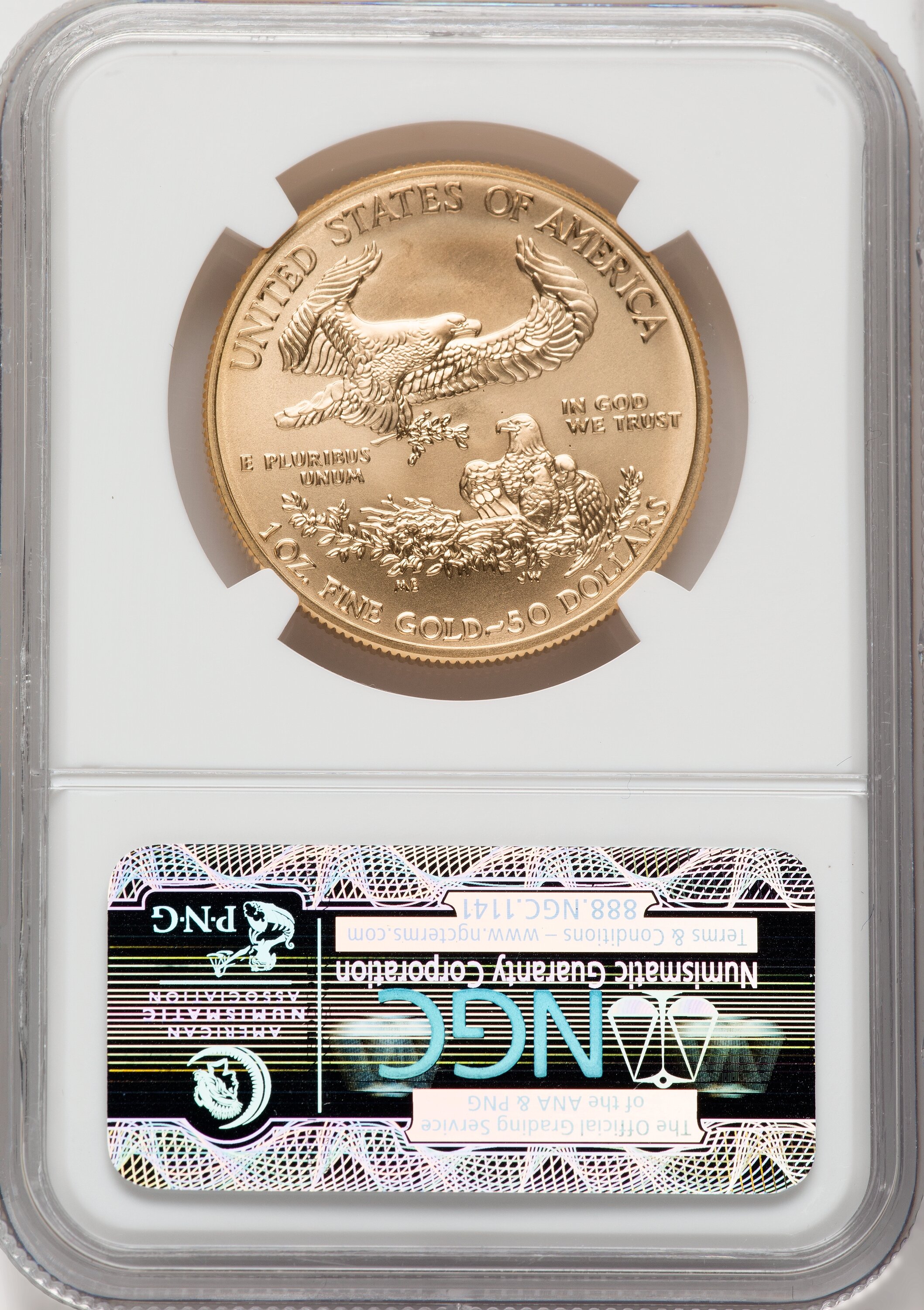 2012-W G$50  Gold Eagle, Burnished MS68 thumbnail 16