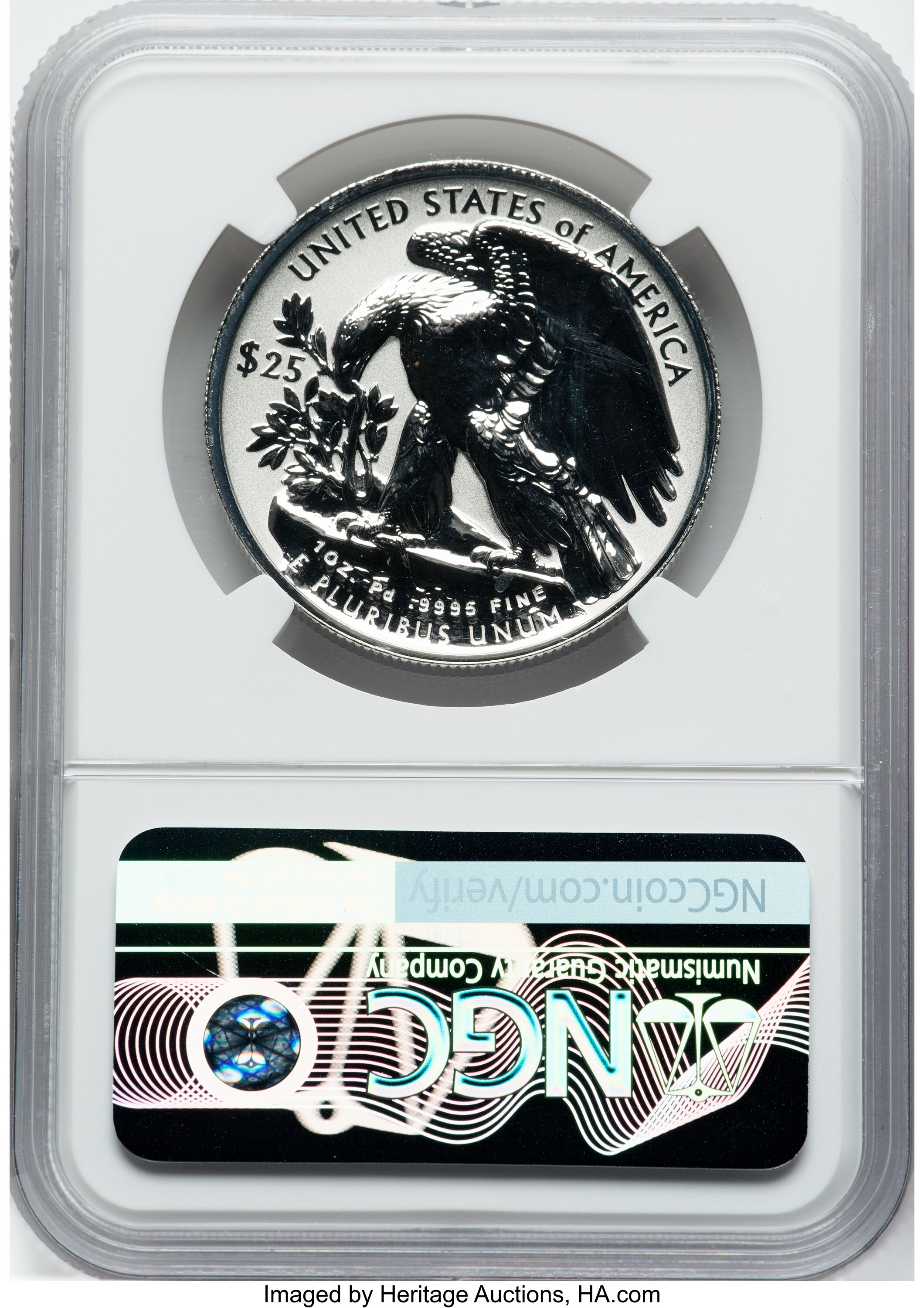 2019-W $25  Palladium Eagle, Reverse Proof PR67 thumbnail 15