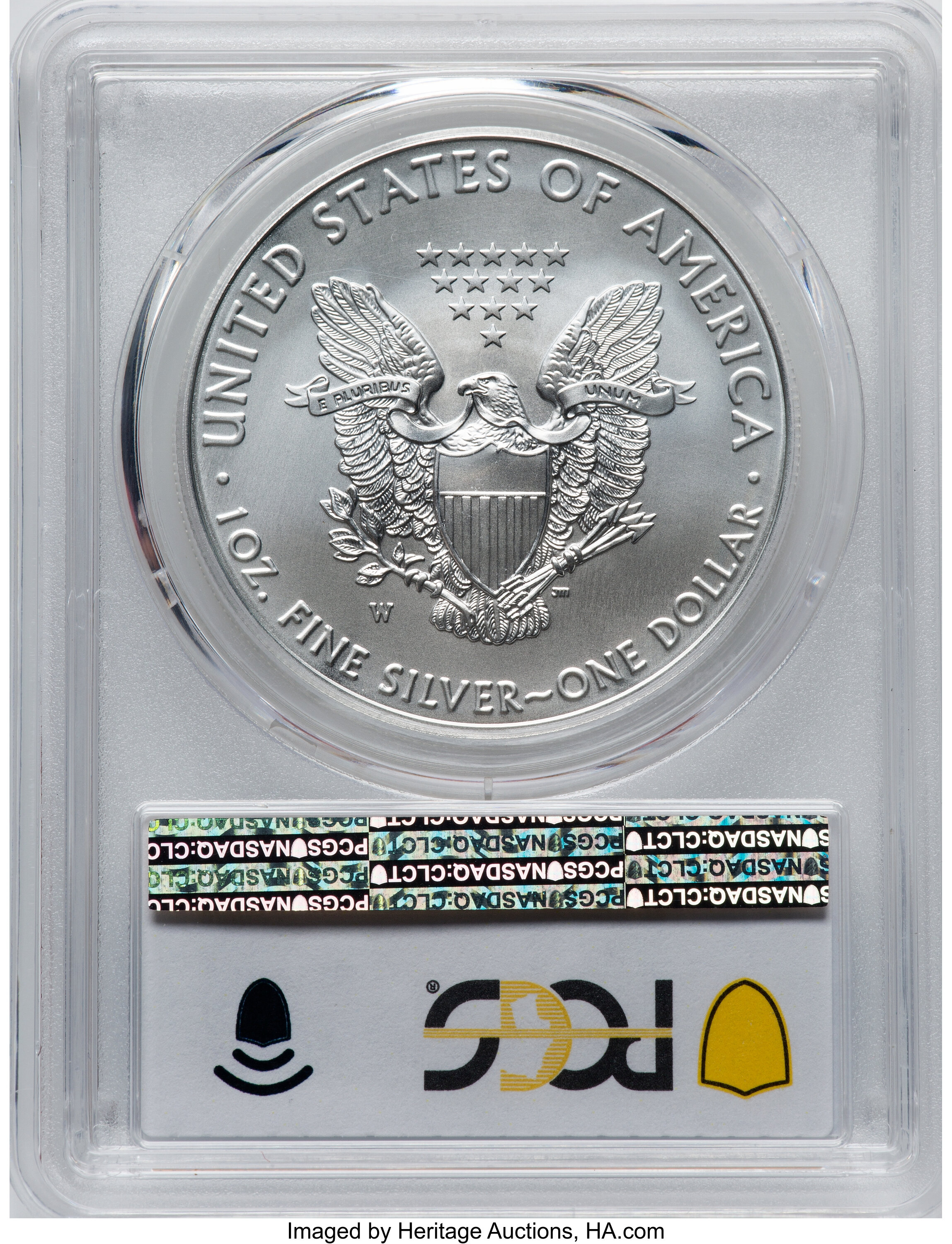 2020-W $1  Silver Eagle, Burnished MS64 thumbnail 21