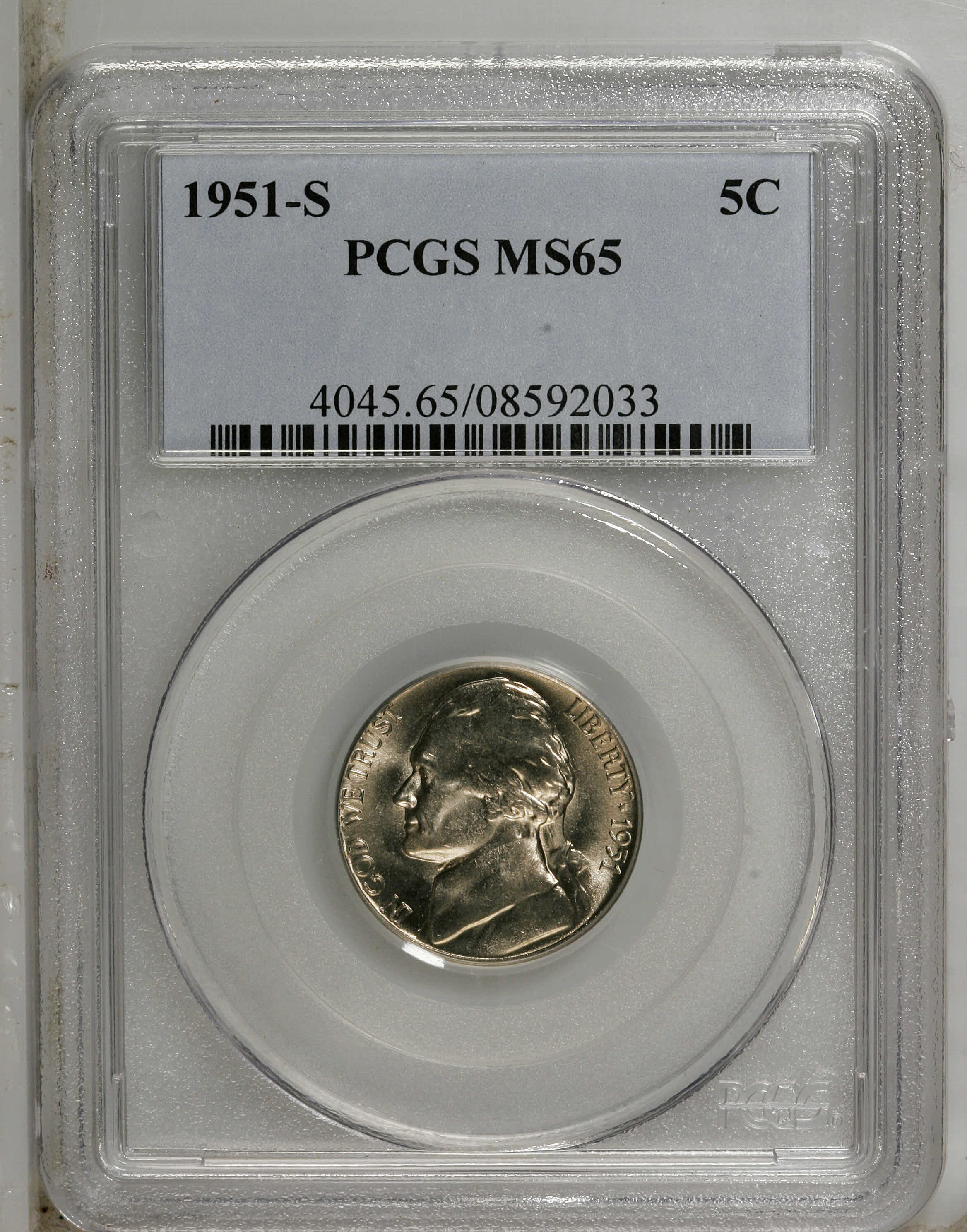 1951-S 5c XF40 thumbnail 21
