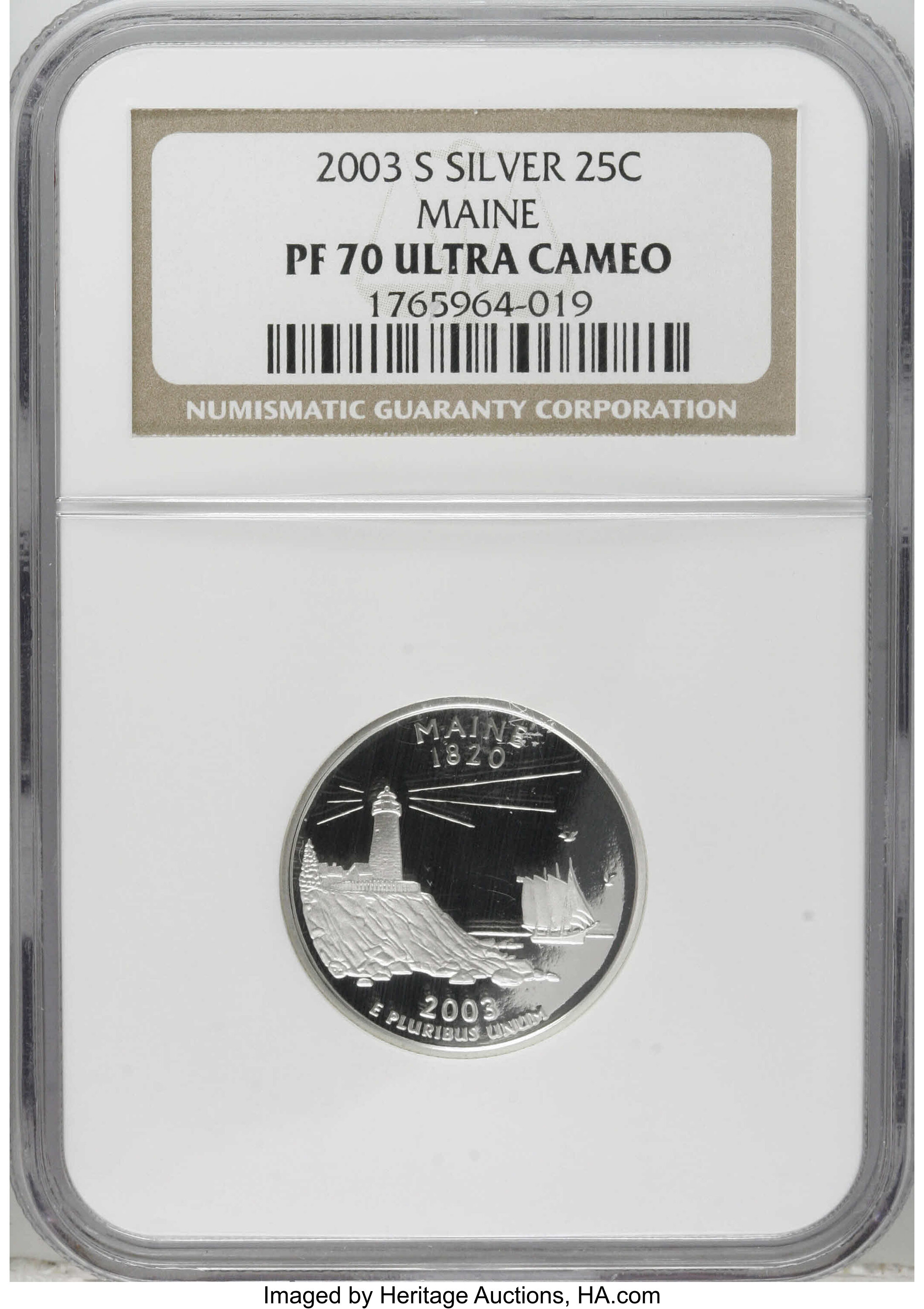 2003-S 25c Maine, Silver PR DCAM thumbnail 21