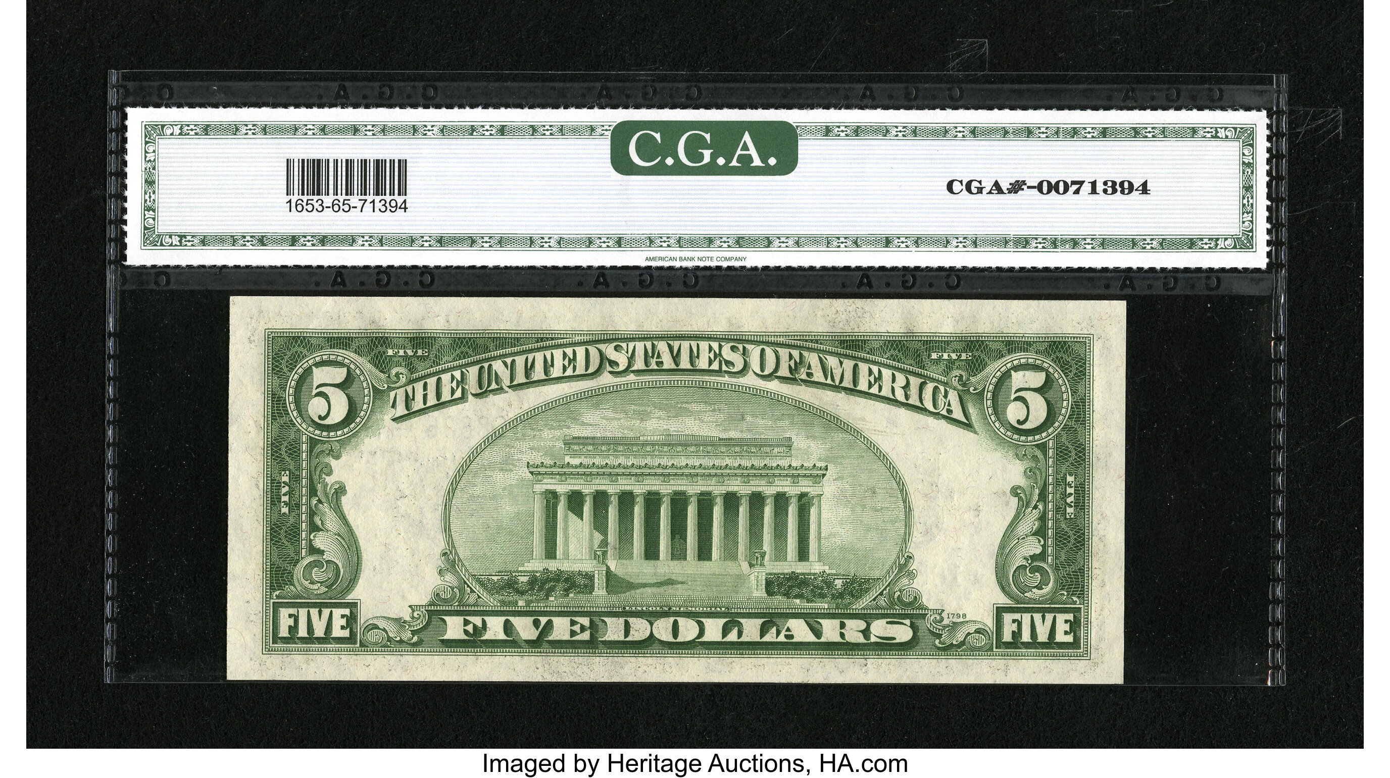 1934C $5  Star Replacement (Fr. 1653*) thumbnail 19