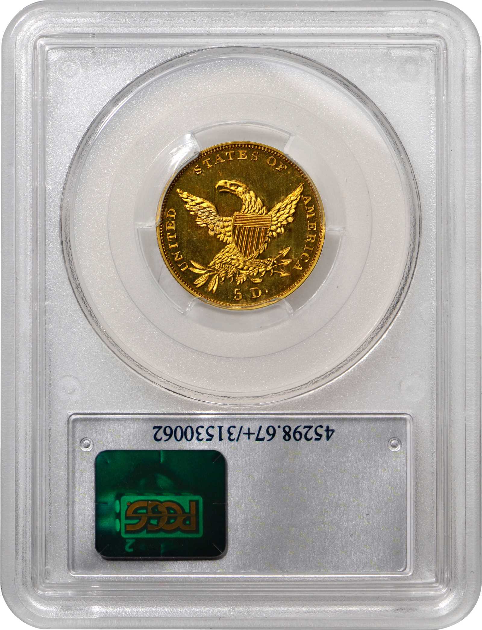 1835 $5  PR DCAM PR67 DCAM thumbnail 3