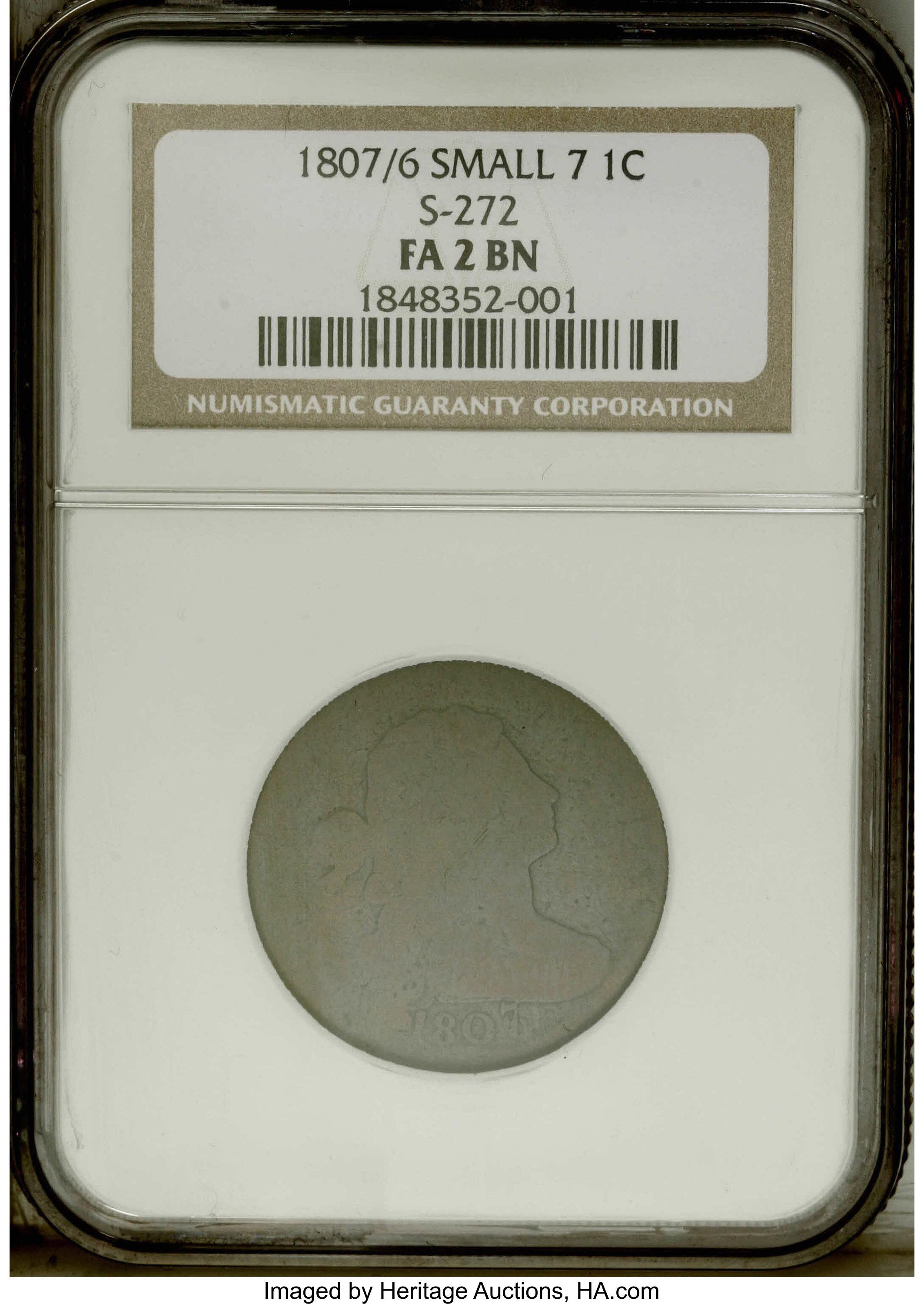 1807/6 1c Small 7 MS BN thumbnail 12