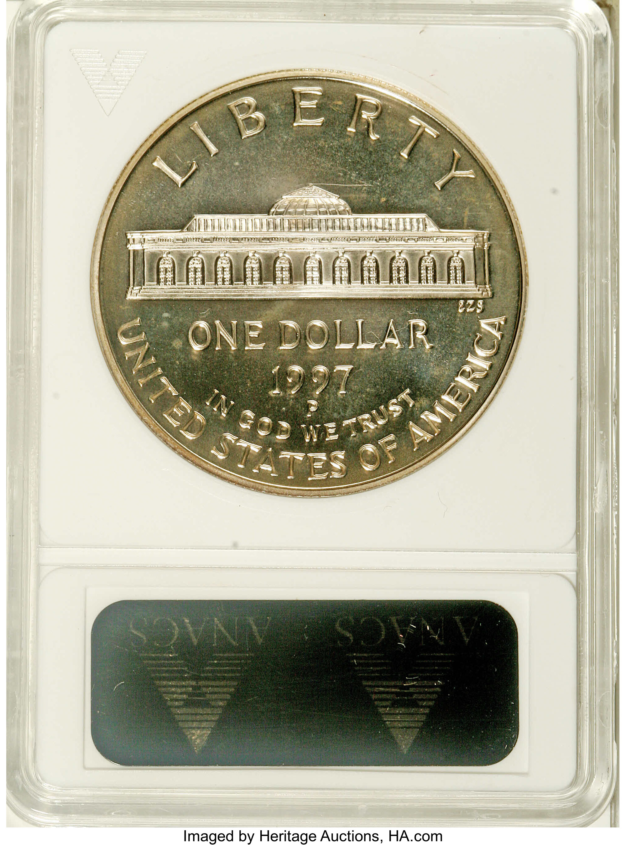 1997-P S$1 U.S. Botanic Garden MS64 thumbnail 2
