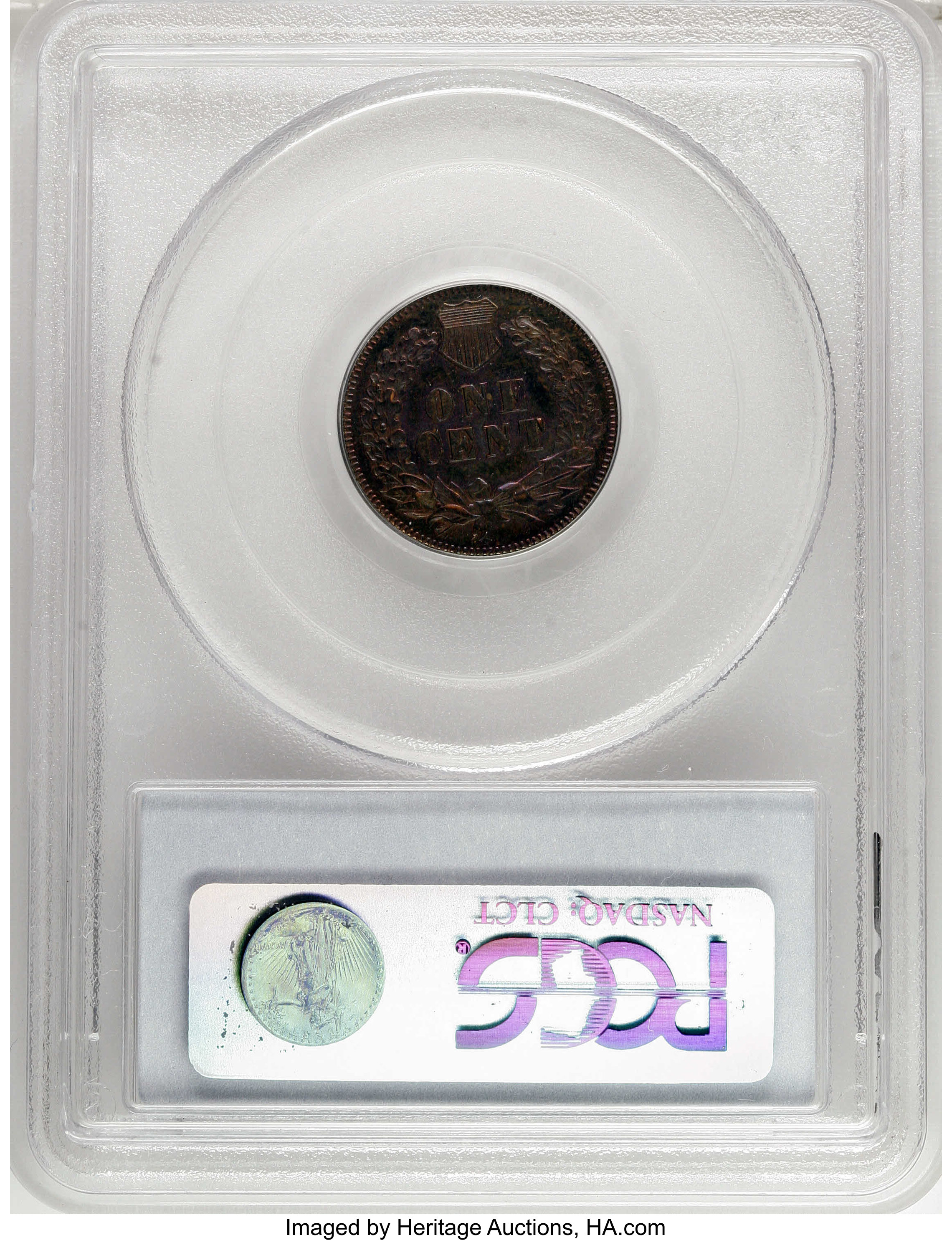 1878 1c PR BN AU55 BN CAC thumbnail 10