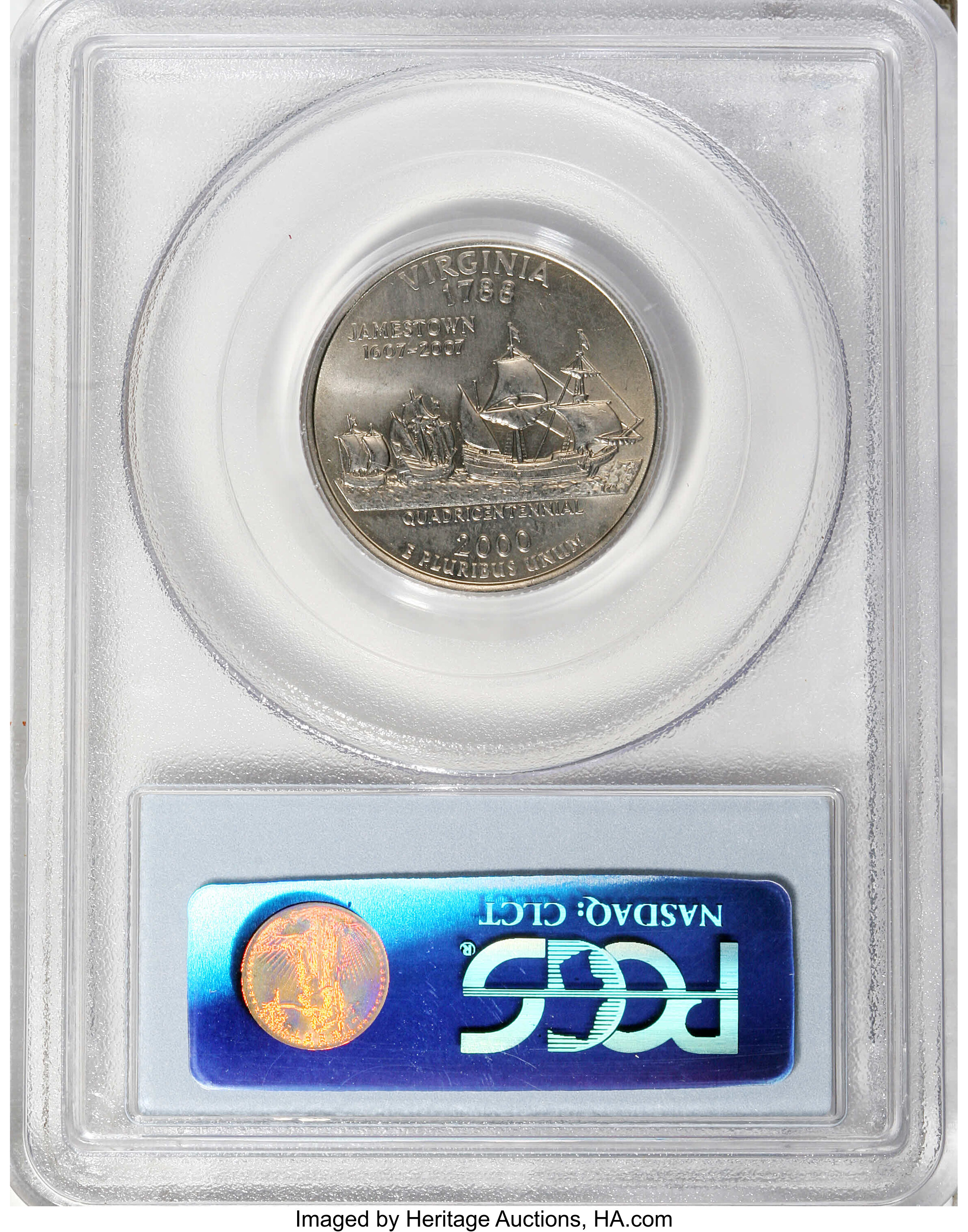 2000-D 25c Virginia MS66 thumbnail 8