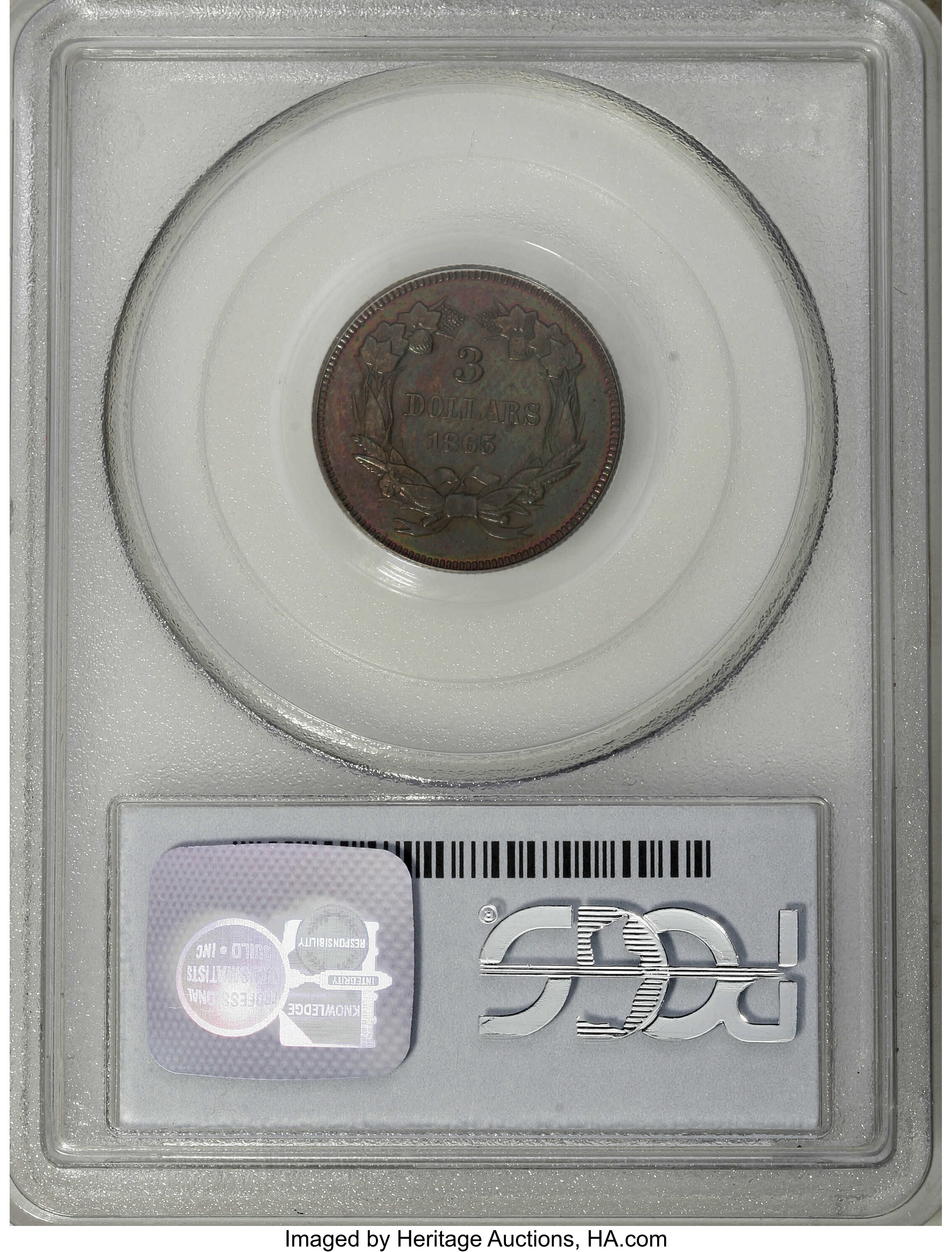 1865 P$3 Copper, J-441 PR BN PR62 BN thumbnail 14