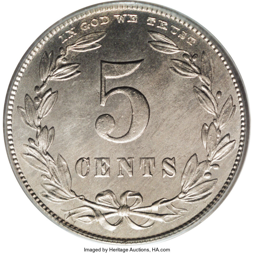 1867 P5c Nickel, J-566 PR thumbnail 12