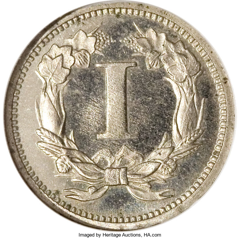 1868 P1c Nickel, J-605 PR thumbnail 4