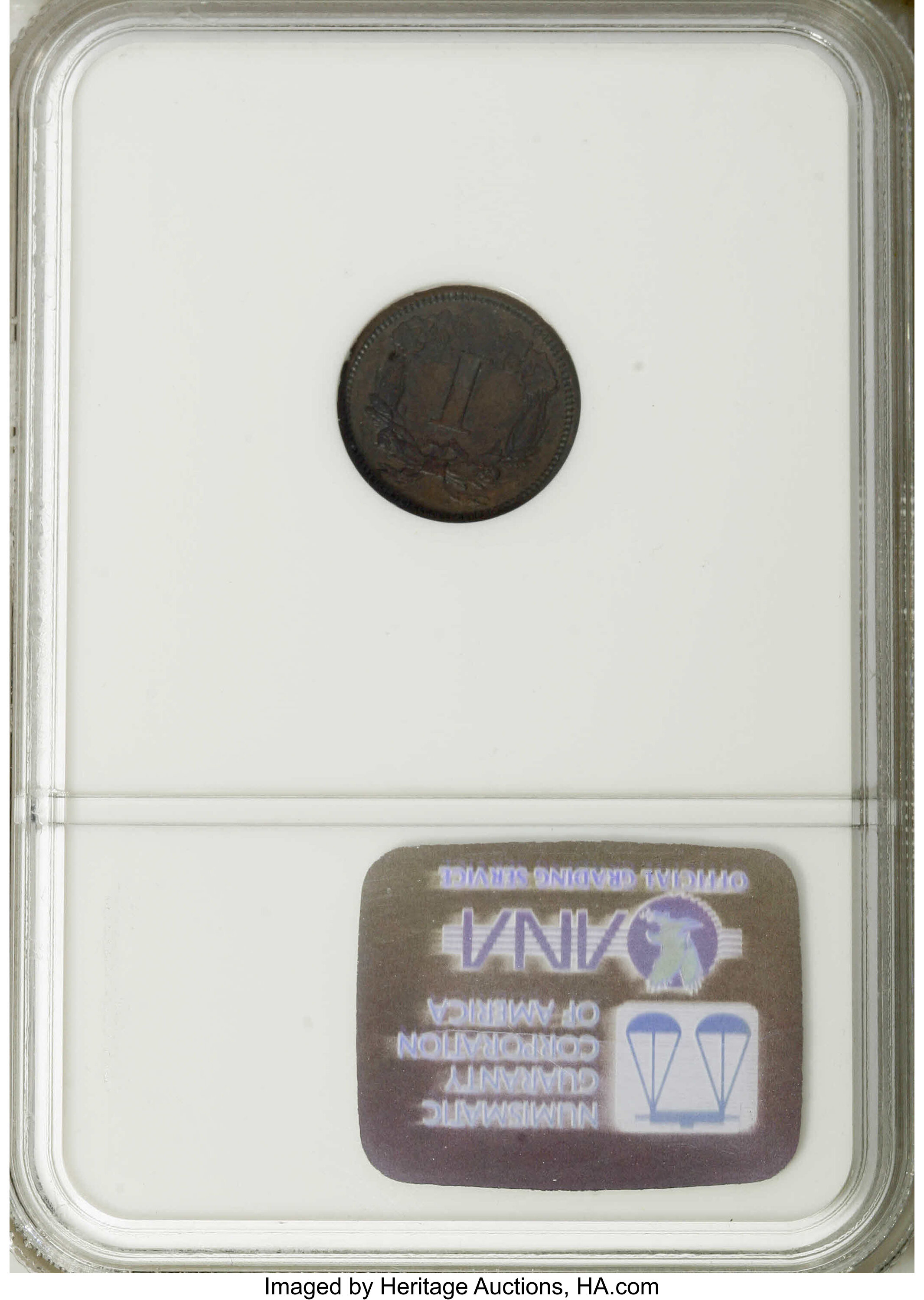 1868 P1c Copper, J-606 PR BN thumbnail 5