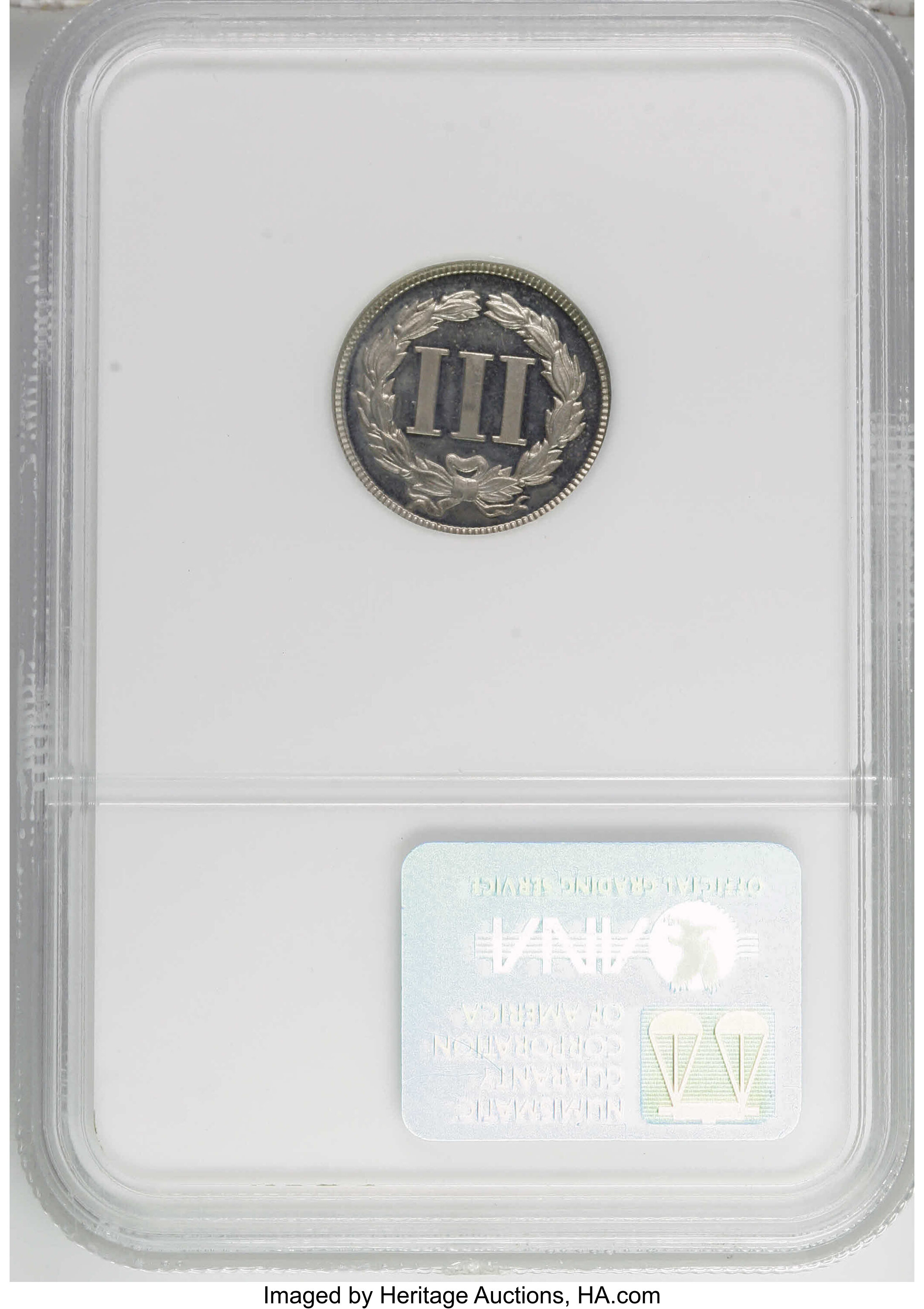 1868 P3cN Nickel, J-618 PR DCAM thumbnail 16