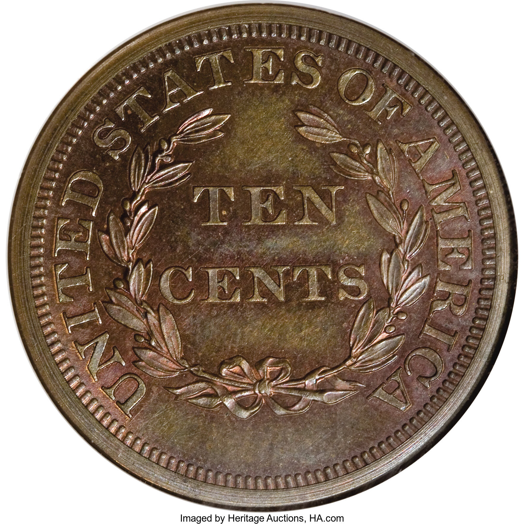 1868 P10c Copper, J-648 PR BN thumbnail 14