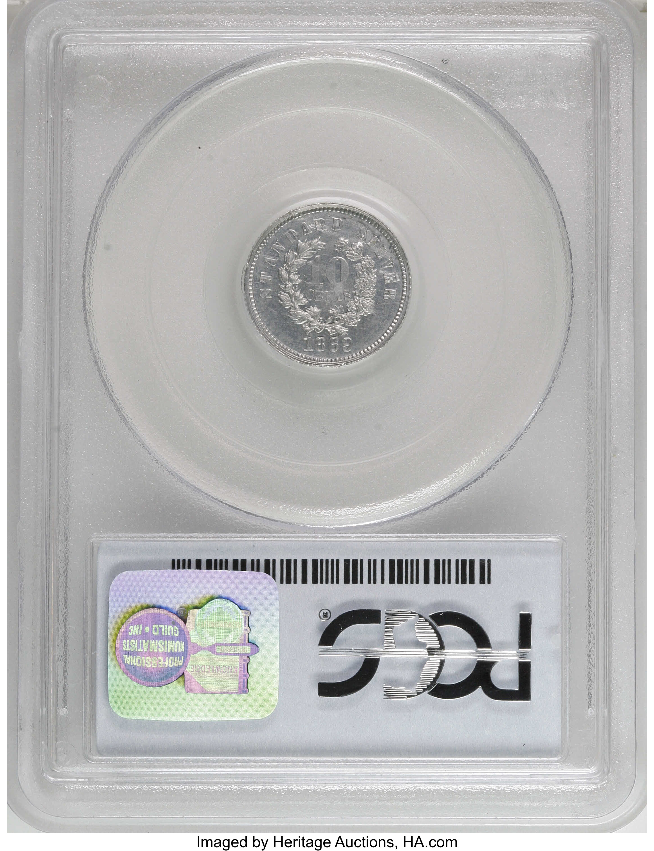 1869 P10c Aluminum, J-700 PR thumbnail 12