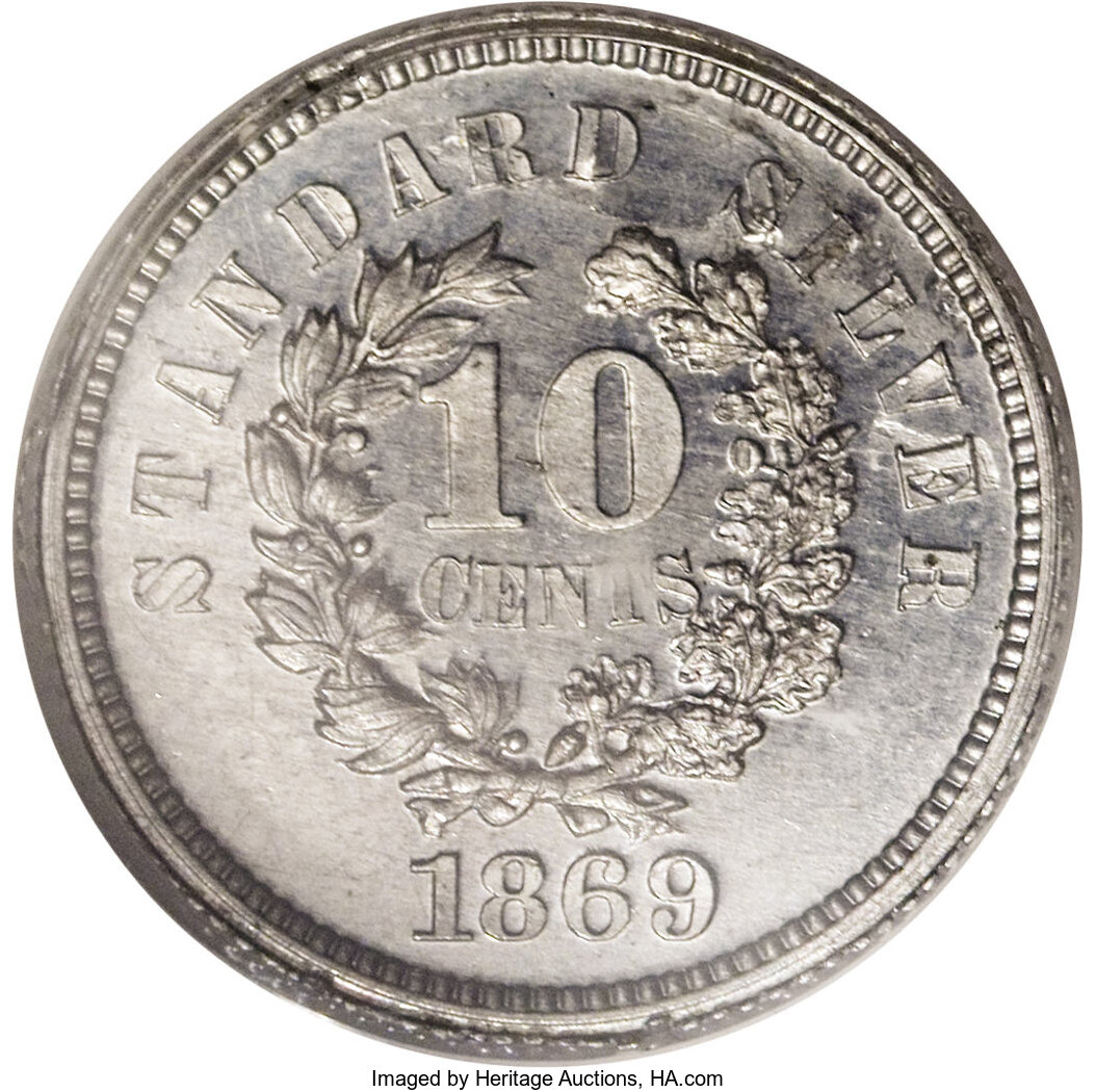 1869 P10c Aluminum, J-700 PR thumbnail 14